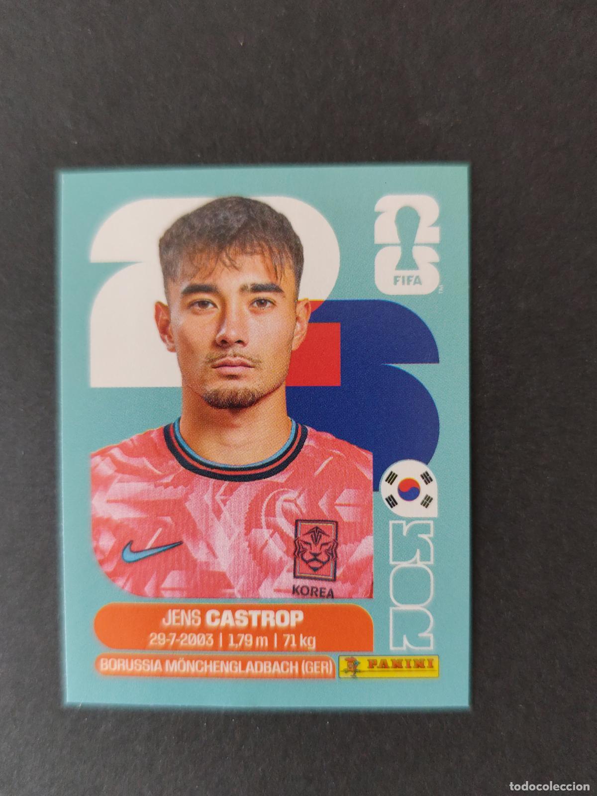 Fu&szlig;ball-Sticker: KOR15 JENS CASTROP 15 COREA DEL SUR MUNDIAL FIFA WORLD CUP 2026 STICKER PANINI SIN PEGAR
