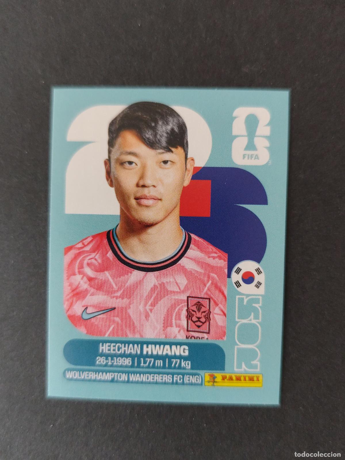Fu&szlig;ball-Sticker: KOR19 HEE-CHAN HWANG 19 COREA DEL SUR MUNDIAL FIFA WORLD CUP 2026 STICKER PANINI SIN PEGAR