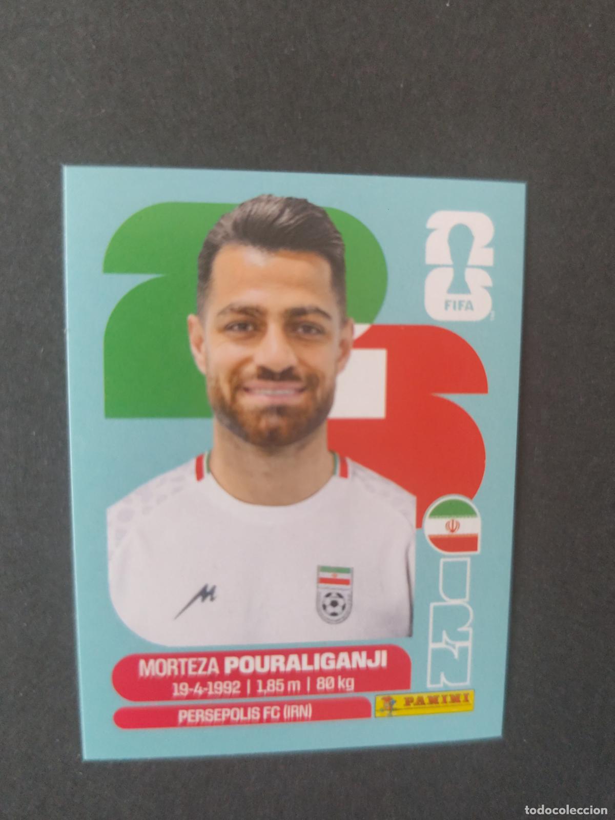 Fu&szlig;ball-Sticker: IRN3 MORTEZA POURALIGANJI 3 IR&Aacute;N MUNDIAL FIFA WORLD CUP 2026 STICKER PANINI SIN PEGAR