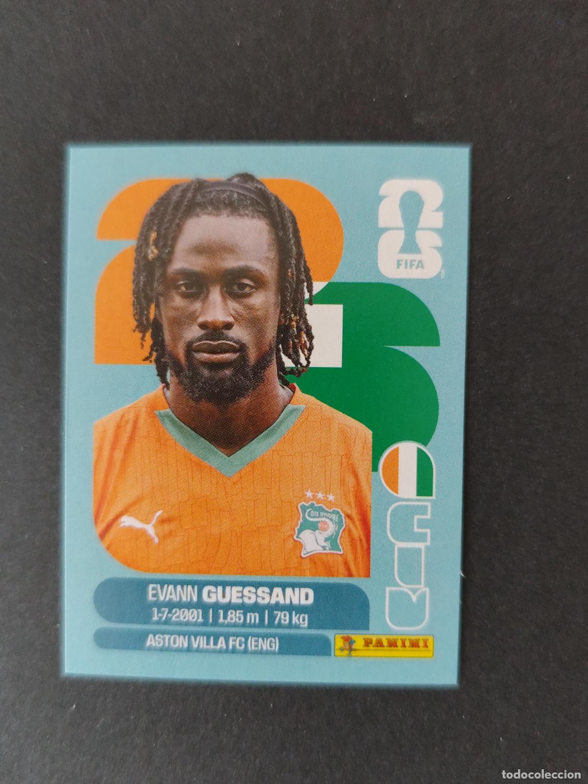 Cartes &agrave; collectionner de Football: CIV19 EVANN GUESSAND 19 COSTA DE MARFIL MUNDIAL FIFA WORLD CUP 2026 STICKER PANINI SIN PEGAR
