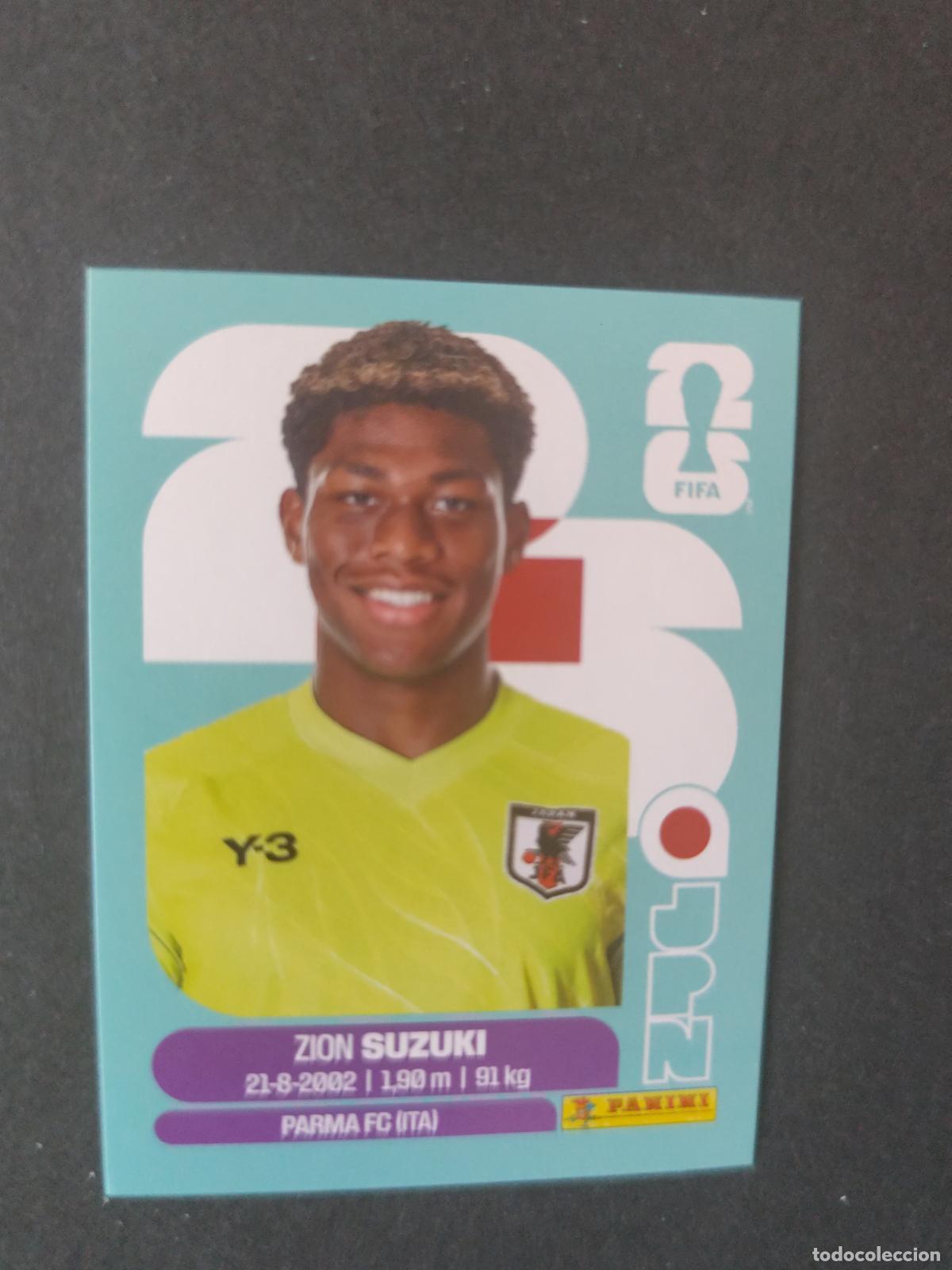 Cartes &agrave; collectionner de Football: JPN2 ZION SUZUKI 2 JAP&Oacute;N MUNDIAL FIFA WORLD CUP 2026 STICKER PANINI SIN PEGAR