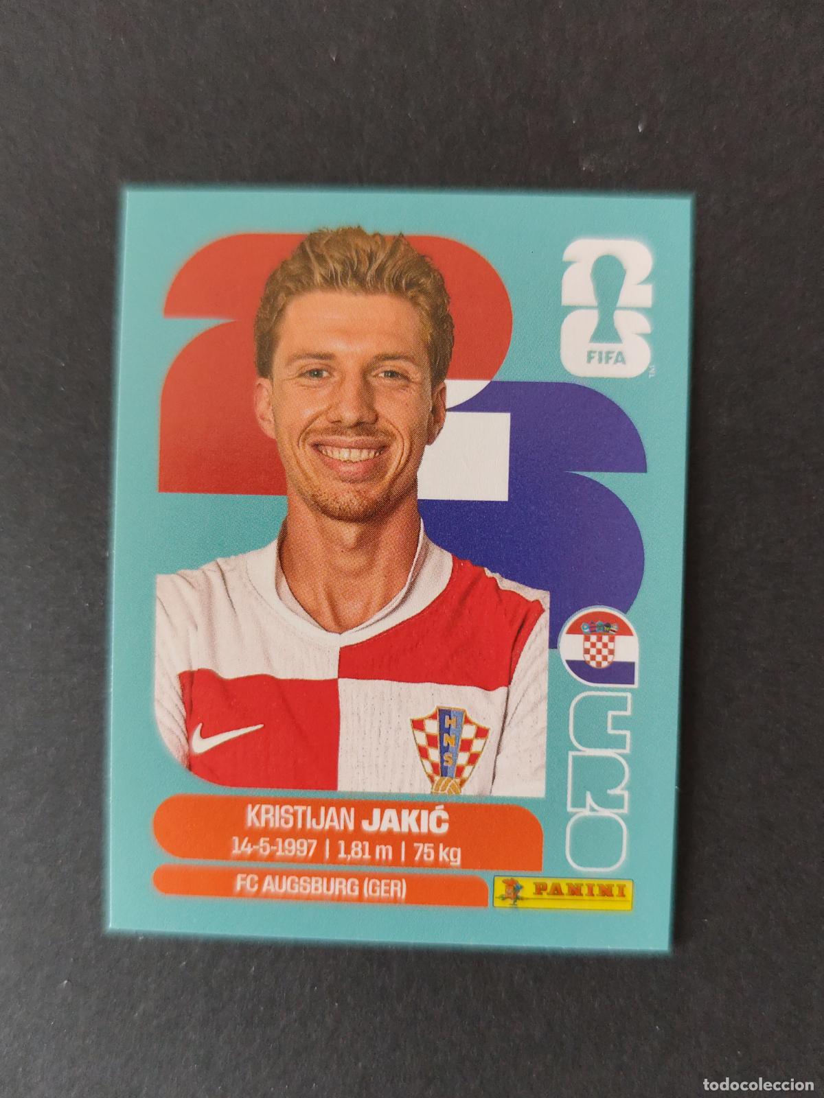Cartes &agrave; collectionner de Football: CRO8 KRISTIJAN JAKIĆ 8 CROACIA MUNDIAL FIFA WORLD CUP 2026 STICKER PANINI SIN PEGAR