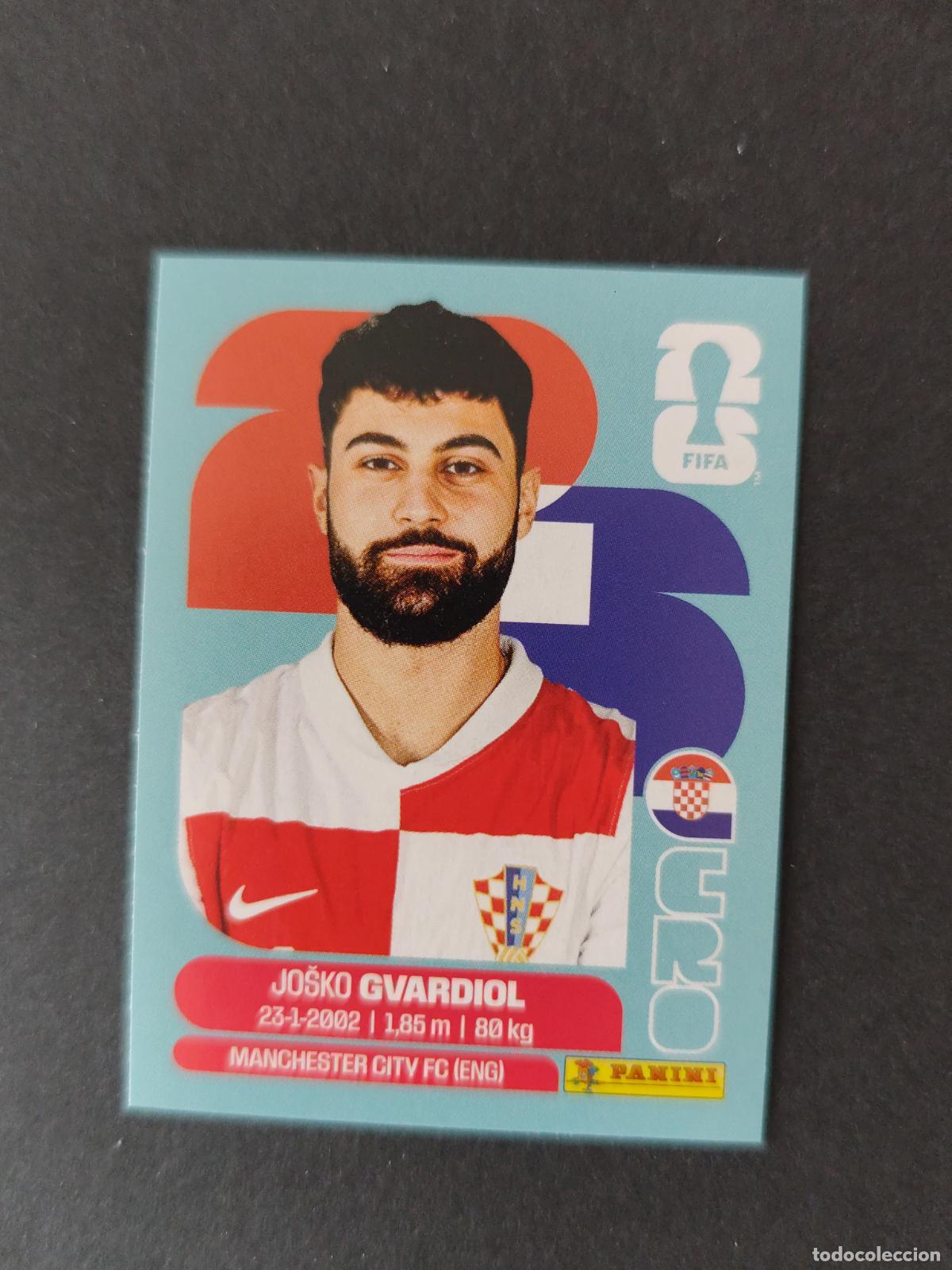 Cartes &agrave; collectionner de Football: CRO4 JO&Scaron;KO GVARDIOL 4 CROACIA MUNDIAL FIFA WORLD CUP 2026 STICKER PANINI SIN PEGAR