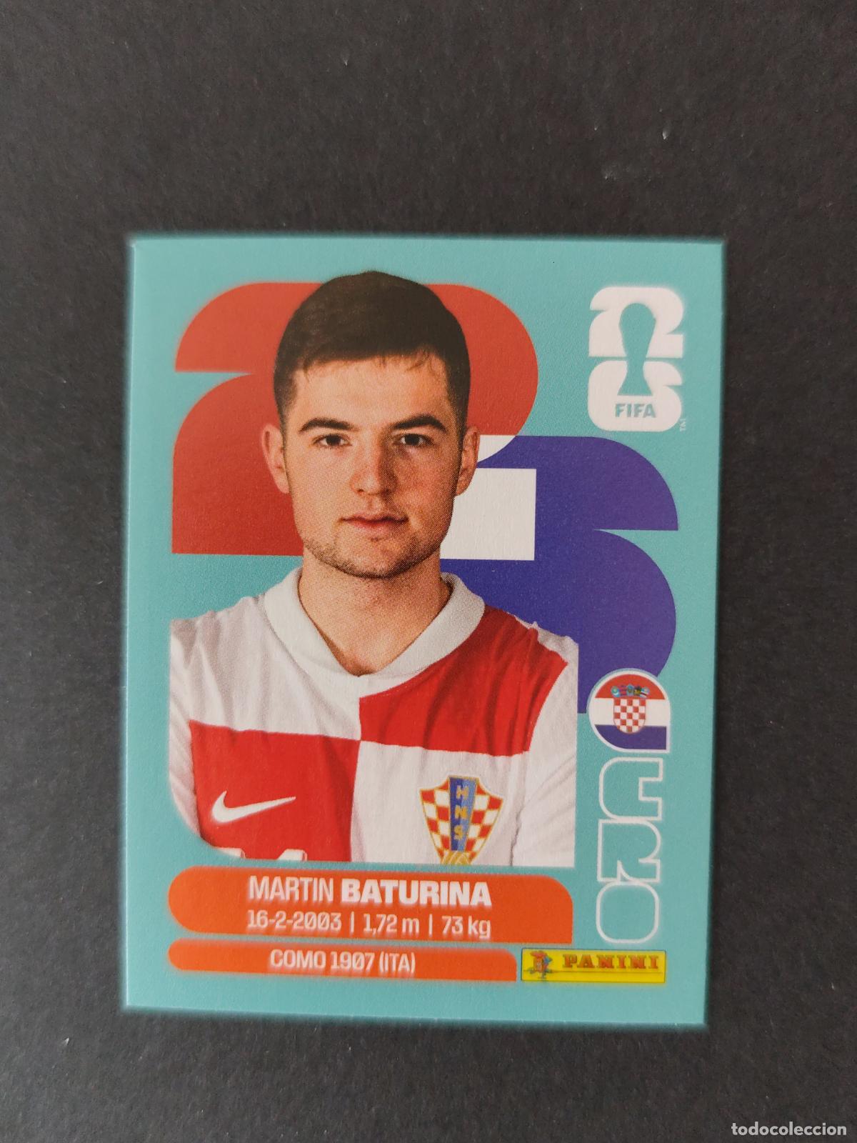 Cartes &agrave; collectionner de Football: CRO11 MARTIN BATURINA 11 CROACIA MUNDIAL FIFA WORLD CUP 2026 STICKER PANINI SIN PEGAR