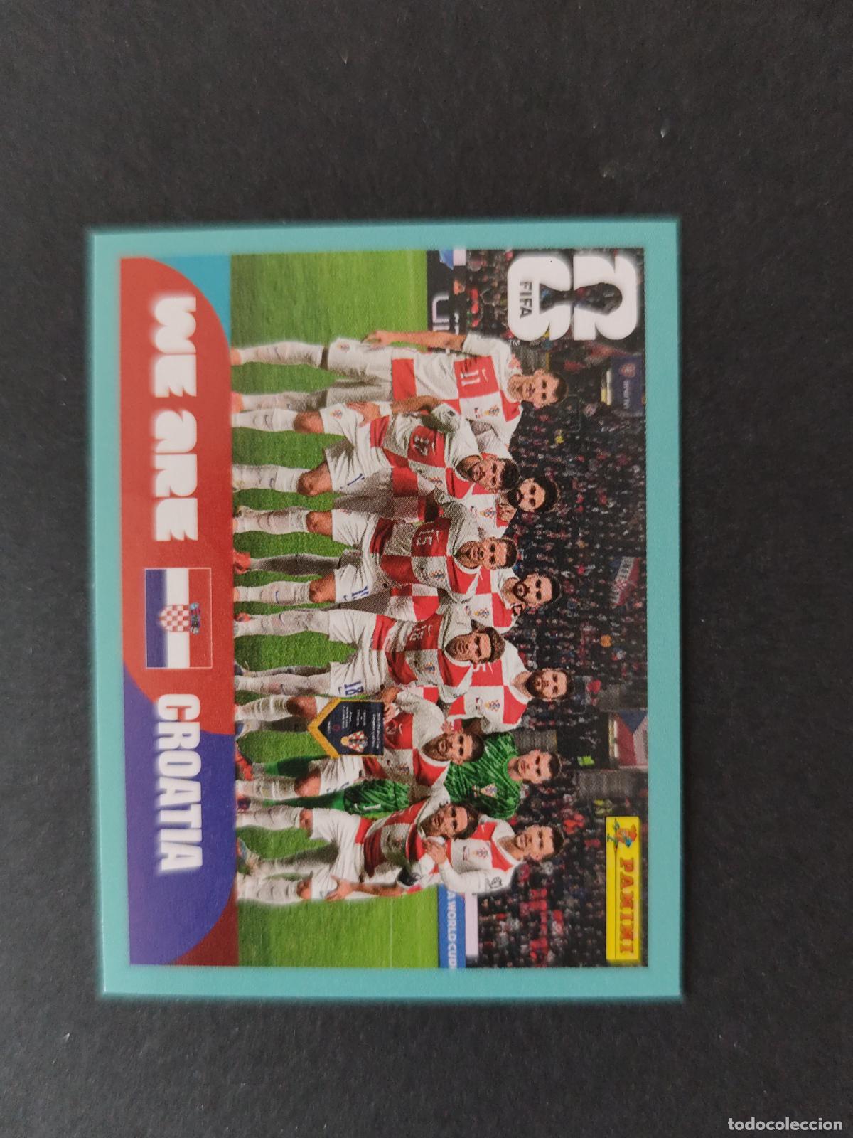 Cartes &agrave; collectionner de Football: CRO13 TEAM PHOTO EQUIPO 13 CROACIA MUNDIAL FIFA WORLD CUP 2026 STICKER PANINI SIN PEGAR