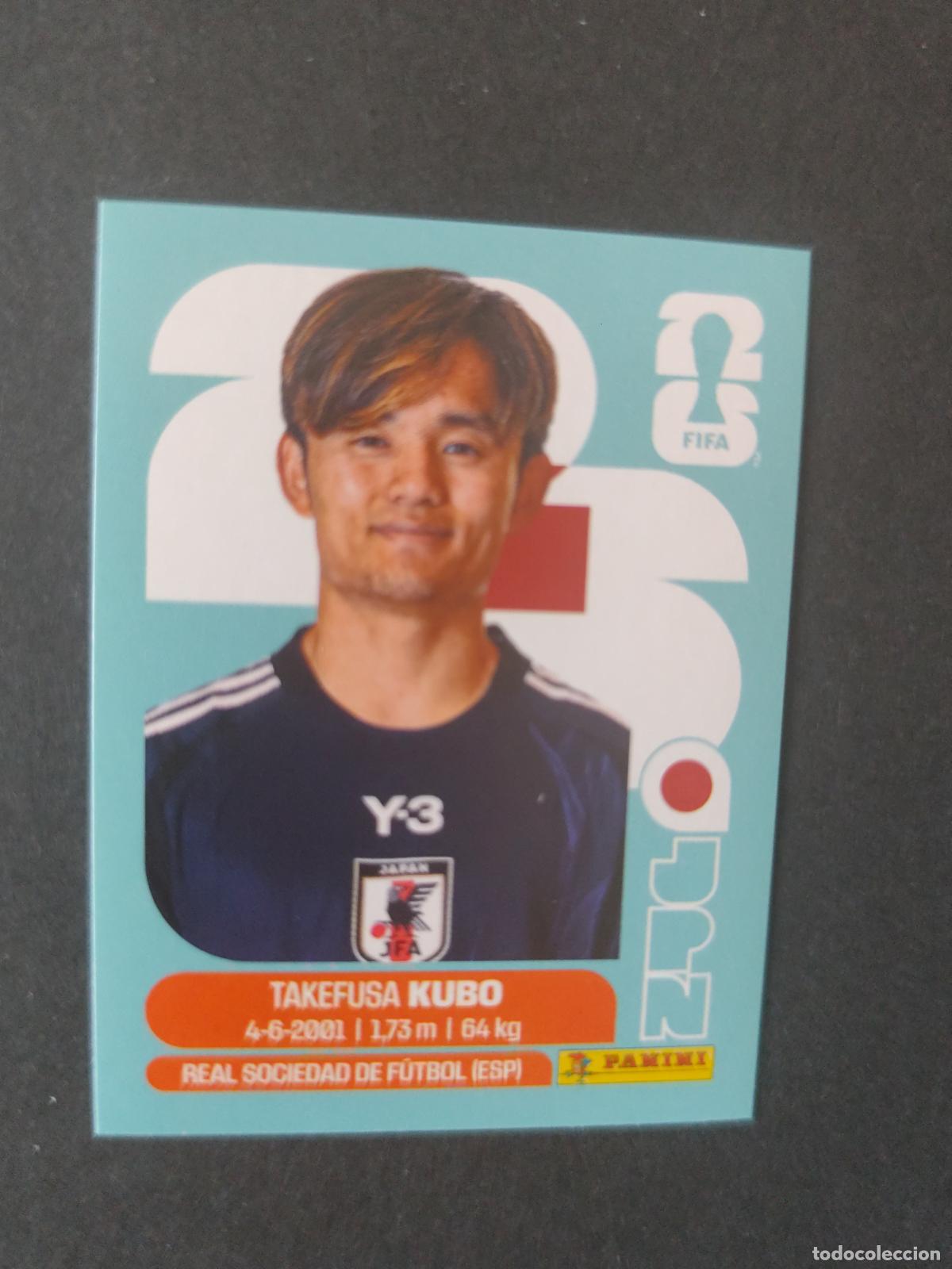Cartes &agrave; collectionner de Football: JPN12 TAKEFUSA KUBO 12 JAP&Oacute;N MUNDIAL FIFA WORLD CUP 2026 STICKER PANINI SIN PEGAR