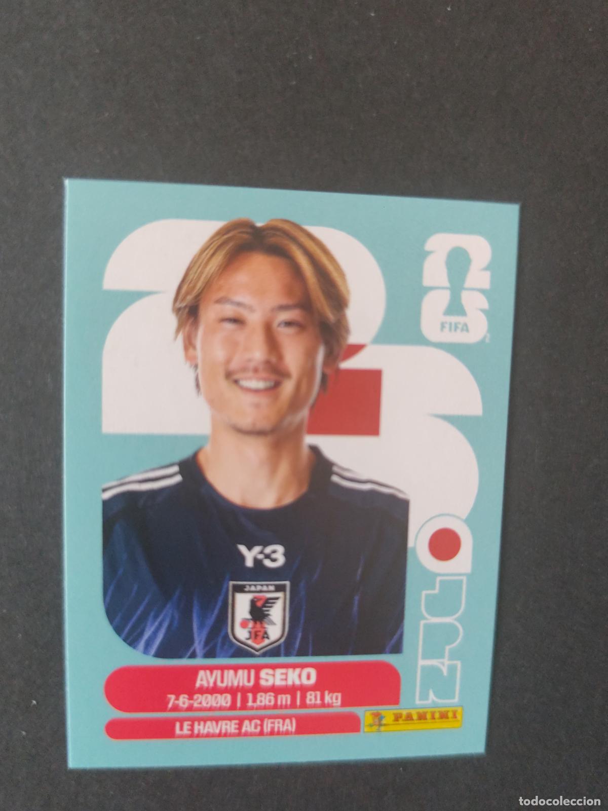 Cartes &agrave; collectionner de Football: JPN4 AYUMU SEKO 4 JAP&Oacute;N MUNDIAL FIFA WORLD CUP 2026 STICKER PANINI SIN PEGAR