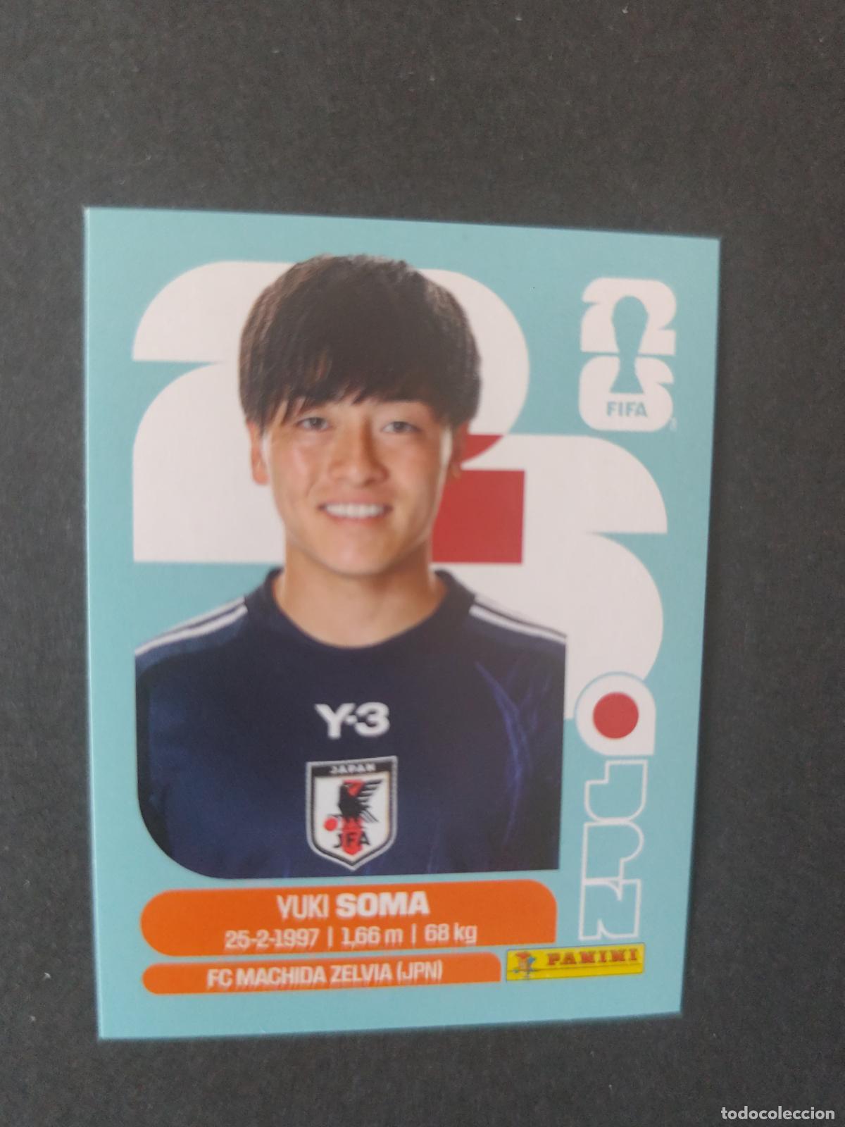 Cartes &agrave; collectionner de Football: JPN9 YUKI SOMA 9 JAP&Oacute;N MUNDIAL FIFA WORLD CUP 2026 STICKER PANINI SIN PEGAR
