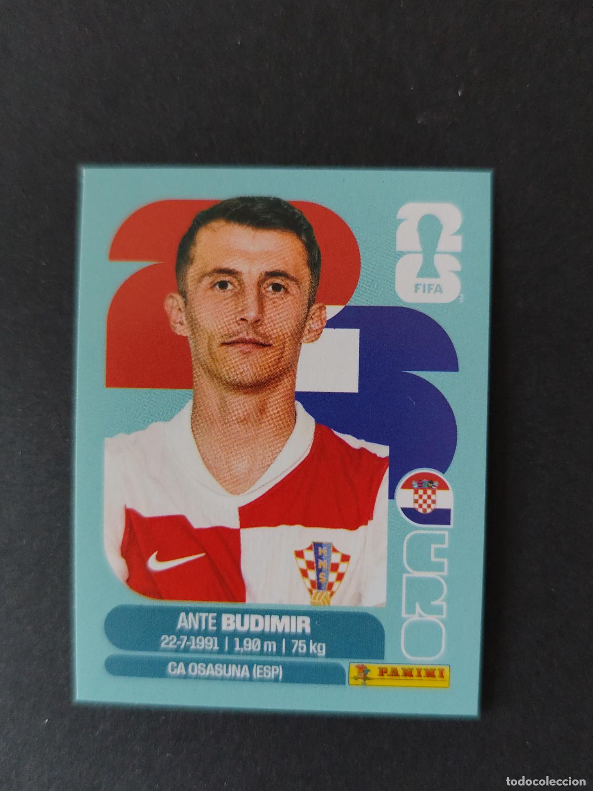 Cartes &agrave; collectionner de Football: CRO18 ANTE BUDIMIR 18 CROACIA MUNDIAL FIFA WORLD CUP 2026 STICKER PANINI SIN PEGAR