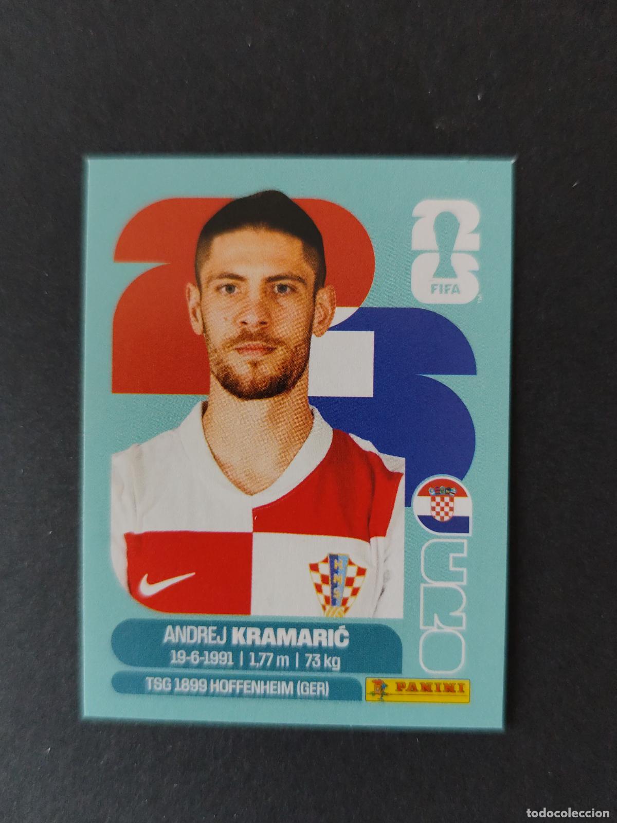 Cartes &agrave; collectionner de Football: CRO19 ANDREJ KRAMARIĆ 19 CROACIA MUNDIAL FIFA WORLD CUP 2026 STICKER PANINI SIN PEGAR