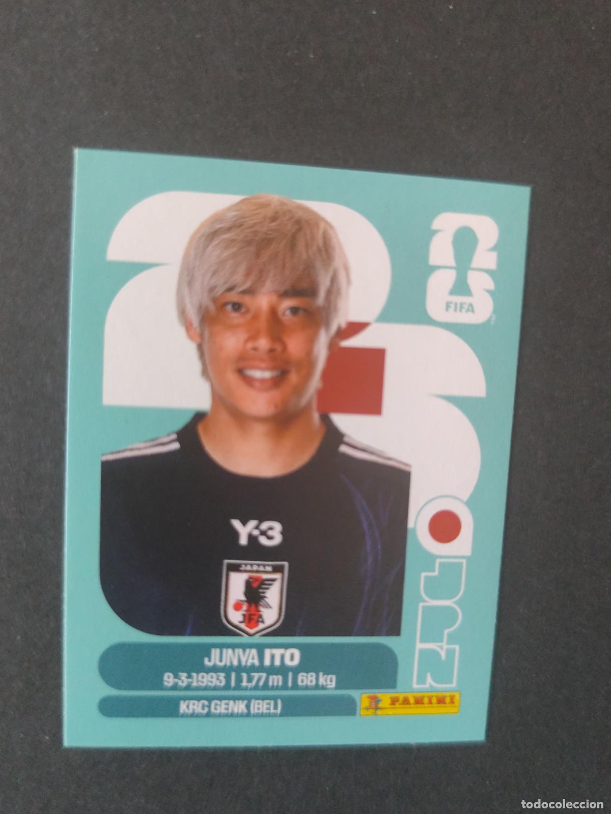 Cartes &agrave; collectionner de Football: JPN18 JUNYA ITO 18 JAP&Oacute;N MUNDIAL FIFA WORLD CUP 2026 STICKER PANINI SIN PEGAR