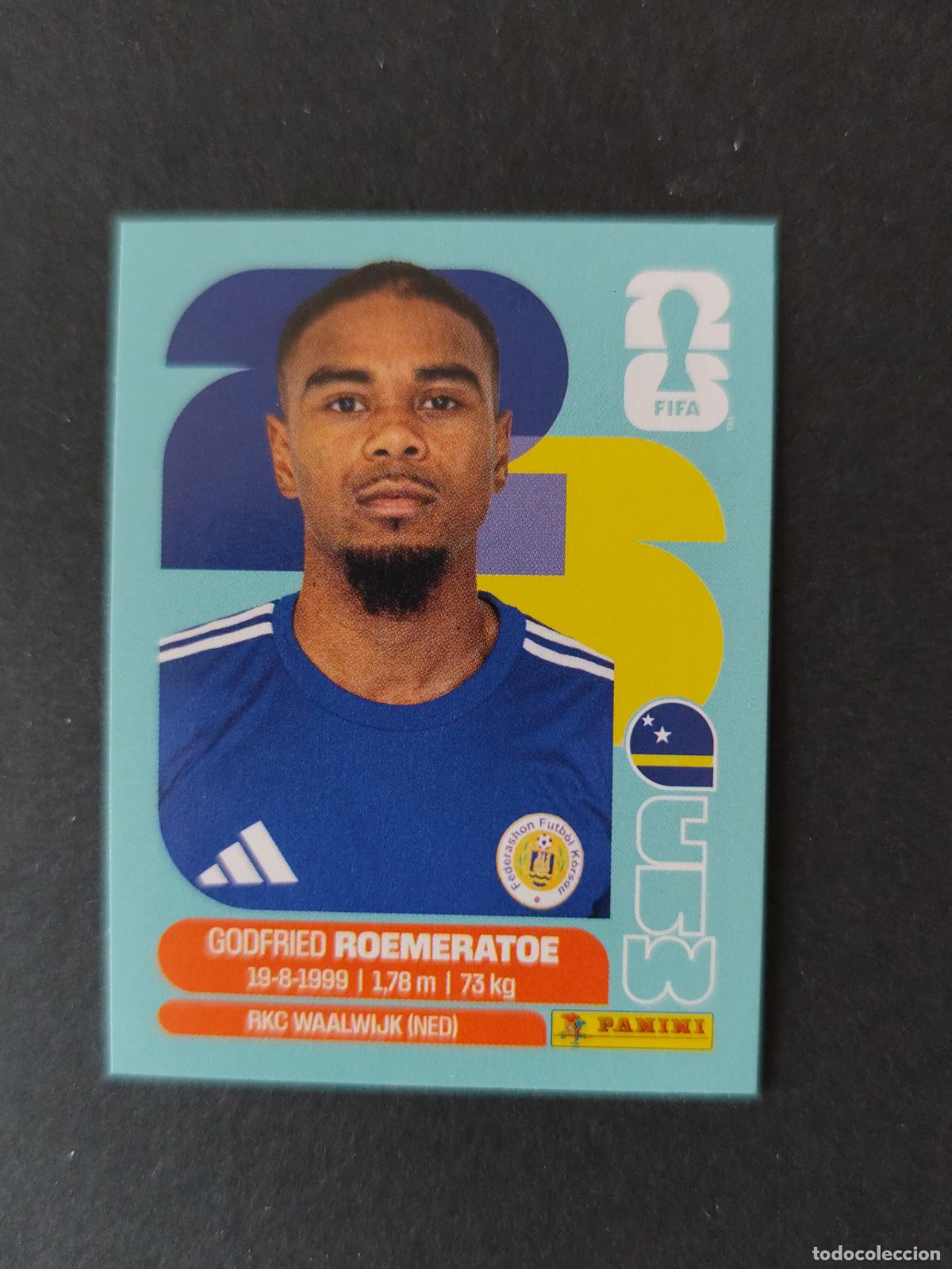 Fu&szlig;ball-Sticker: CUW10 GODFRIED ROEMERATOE 10 CURAZAO CURA&Ccedil;AO MUNDIAL FIFA WORLD CUP 2026 STICKER PANINI SIN PEGAR