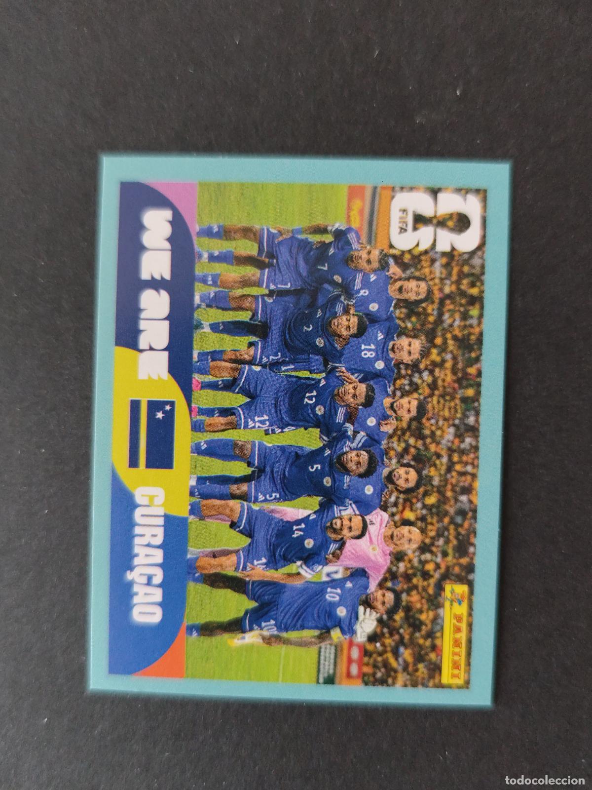 Cartes &agrave; collectionner de Football: CUW13 TEAM PHOTO EQUIPO 13 CURAZAO CURA&Ccedil;AO MUNDIAL FIFA WORLD CUP 2026 STICKER PANINI SIN PEGAR