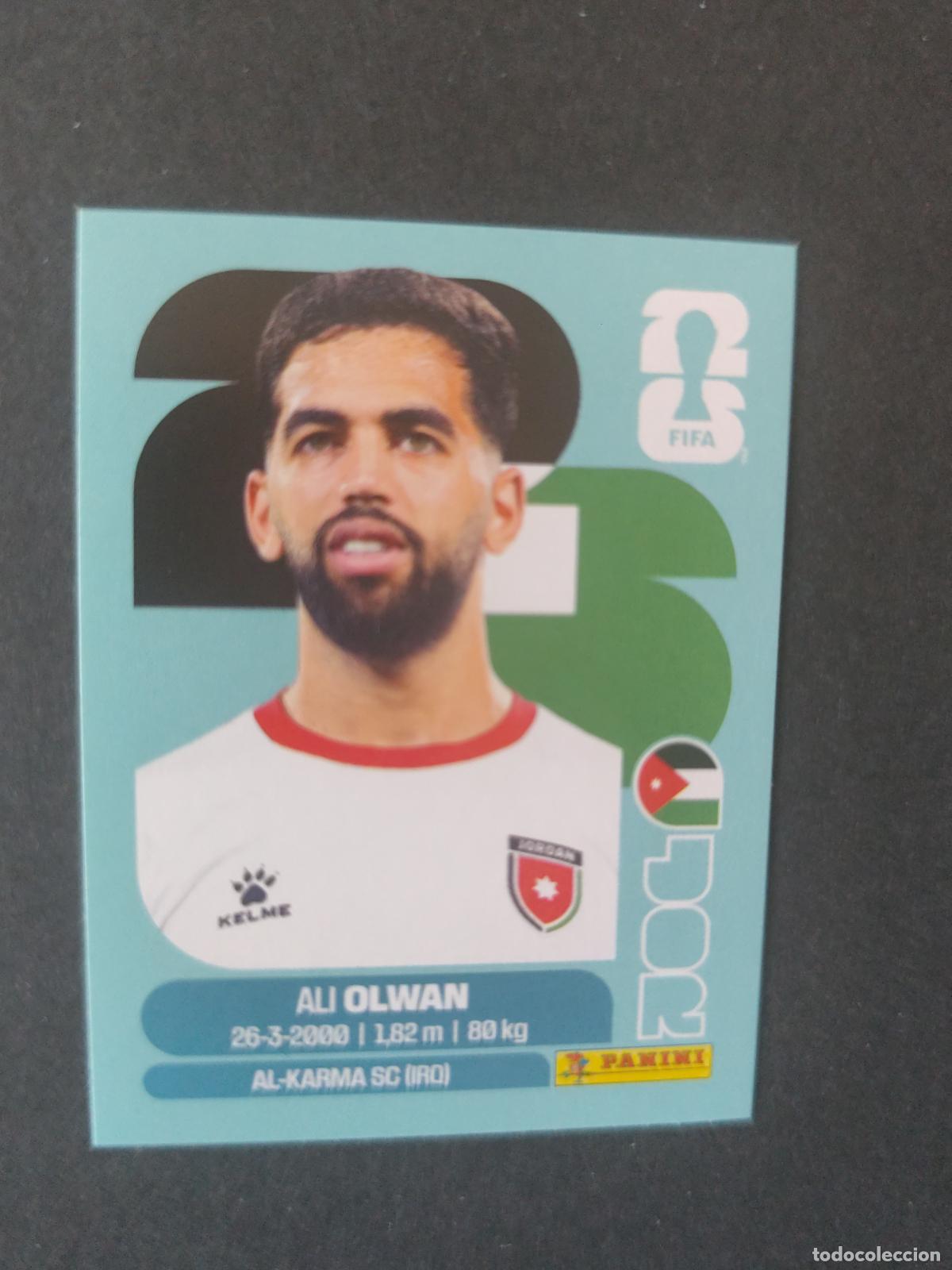 Cartes &agrave; collectionner de Football: JOR18 ALI OLWAN 18 JORDANIA MUNDIAL FIFA WORLD CUP 2026 STICKER PANINI SIN PEGAR
