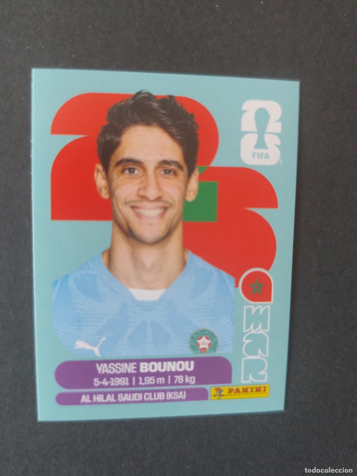 Cartes &agrave; collectionner de Football: MAR2 YASSINE BOUNOU 2 MARRUECOS MUNDIAL FIFA WORLD CUP 2026 STICKER PANINI SIN PEGAR