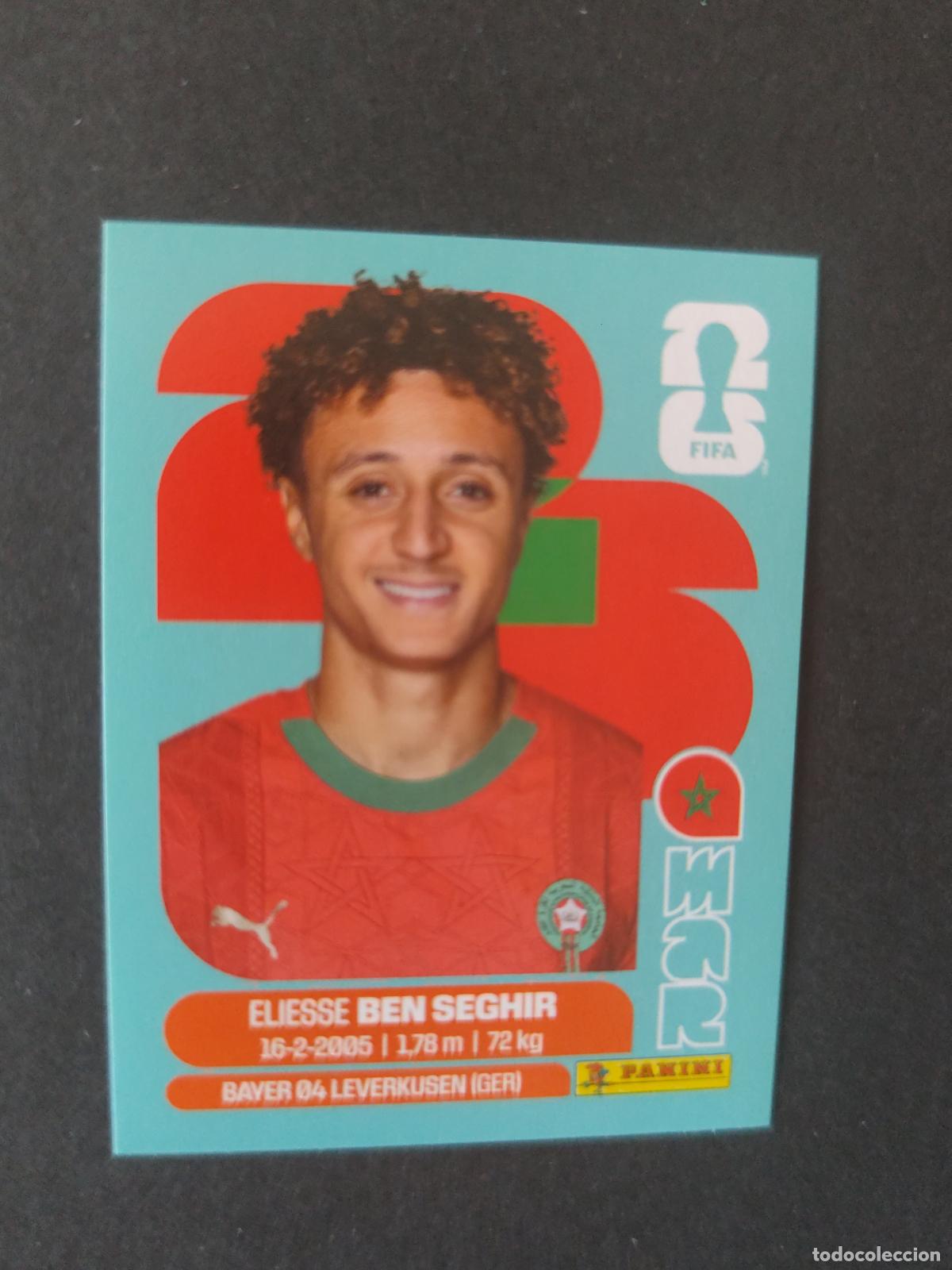 Cartes &agrave; collectionner de Football: MAR12 ELIESSE BEN SEGHIR 12 MARRUECOS MUNDIAL FIFA WORLD CUP 2026 STICKER PANINI SIN PEGAR