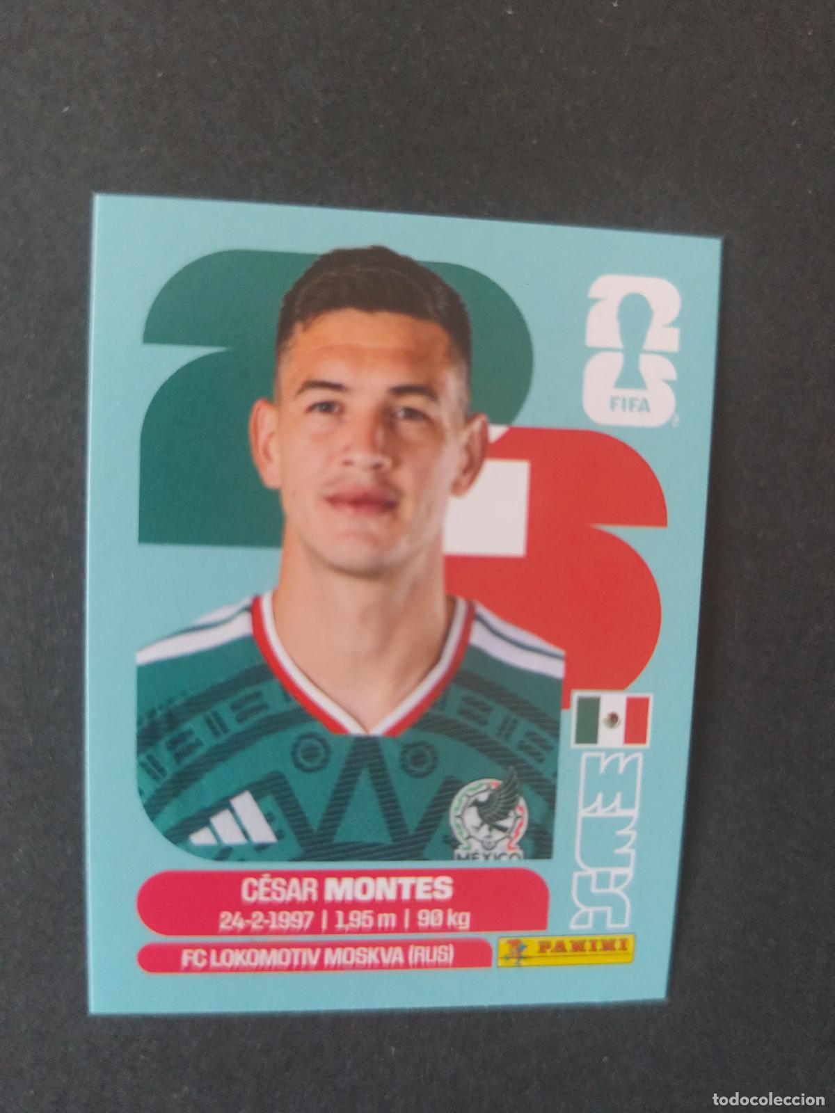 Cartes &agrave; collectionner de Football: MEX5 C&Eacute;SAR MONTES 5 M&Eacute;XICO MUNDIAL FIFA WORLD CUP 2026 STICKER PANINI SIN PEGAR