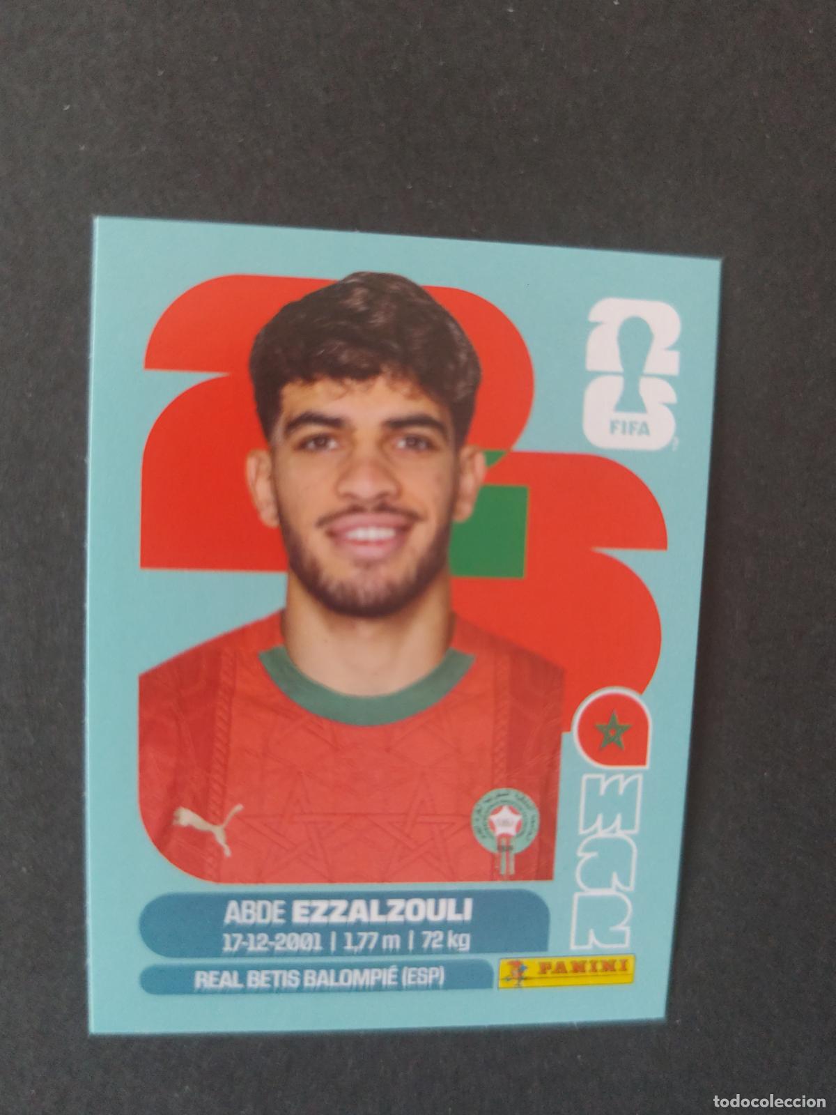 Cartes &agrave; collectionner de Football: MAR17 ABDE EZZALZOULI 17 MARRUECOS MUNDIAL FIFA WORLD CUP 2026 STICKER PANINI SIN PEGAR