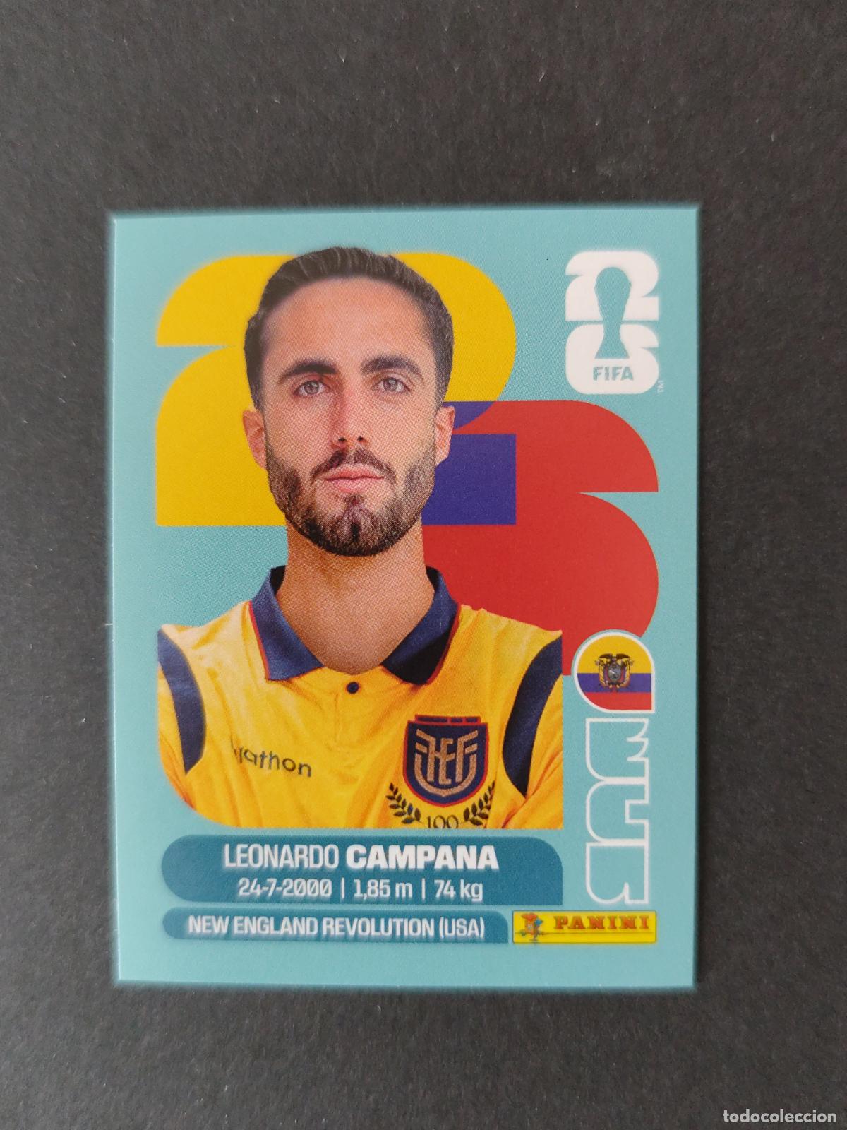Cartes &agrave; collectionner de Football: ECU15 LEONARDO CAMPANA 15 ECUADOR MUNDIAL FIFA WORLD CUP 2026 STICKER PANINI SIN PEGAR