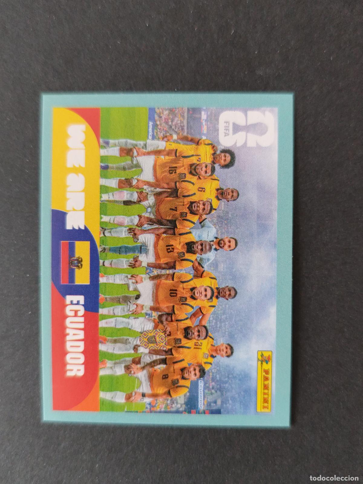 Cartes &agrave; collectionner de Football: ECU13 TEAM PHOTO EQUIPO 13 ECUADOR MUNDIAL FIFA WORLD CUP 2026 STICKER PANINI SIN PEGAR
