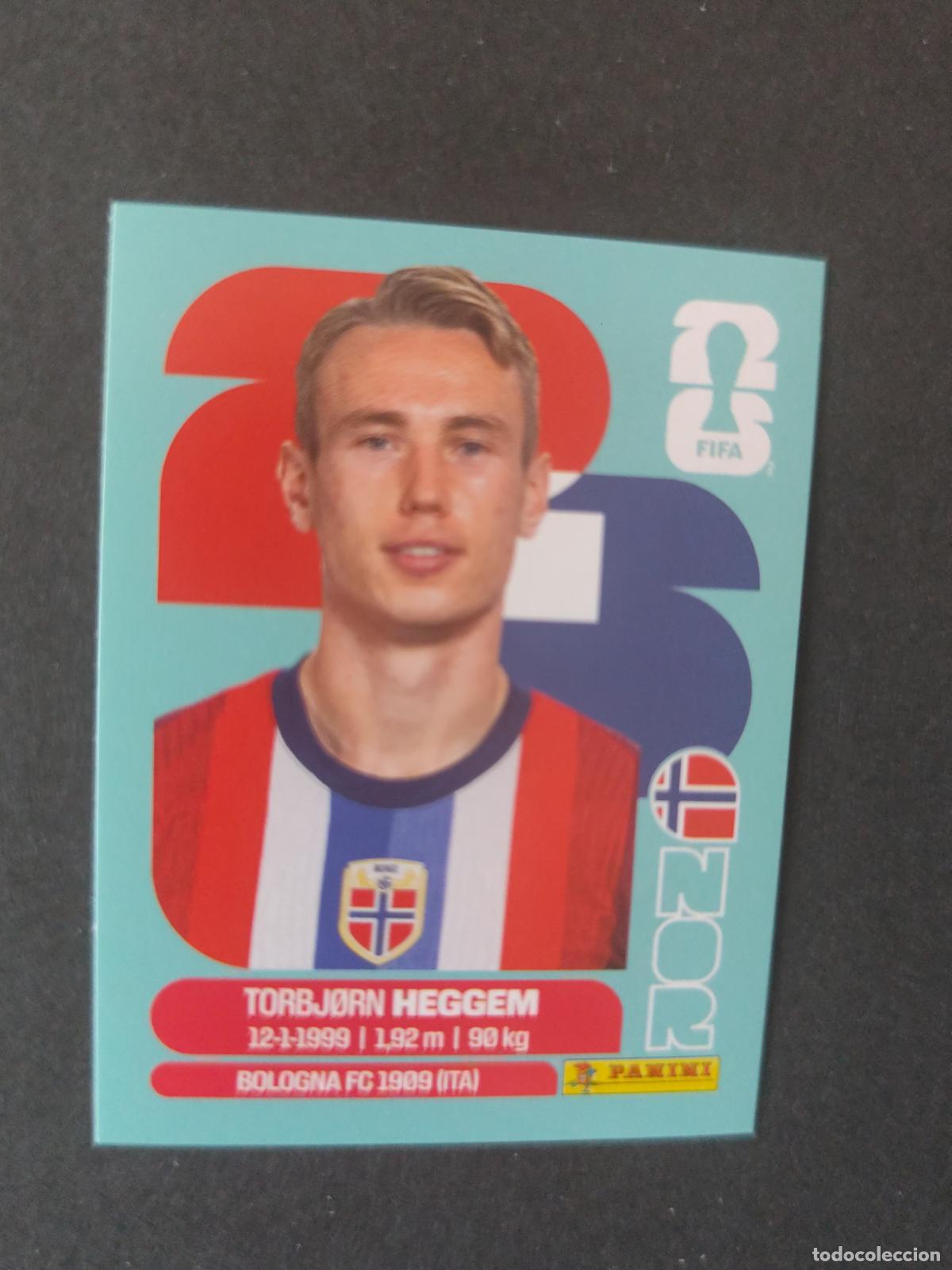 Cartes &agrave; collectionner de Football: NOR8 TORBJ&Oslash;RN HEGGEM 8 NORUEGA MUNDIAL FIFA WORLD CUP 2026 STICKER PANINI SIN PEGAR
