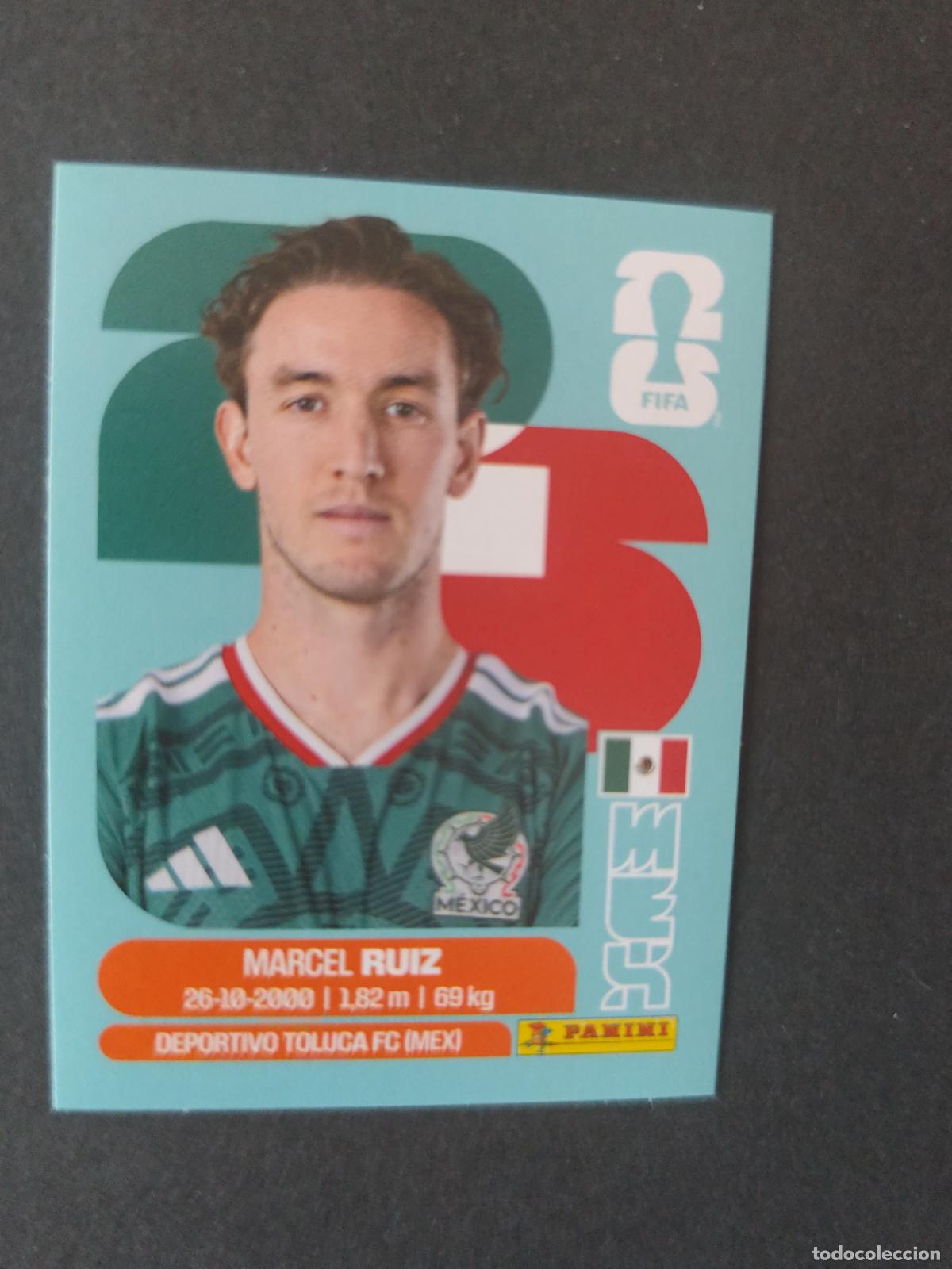 Cartes &agrave; collectionner de Football: MEX12 MARCEL RUIZ 12 M&Eacute;XICO MUNDIAL FIFA WORLD CUP 2026 STICKER PANINI SIN PEGAR