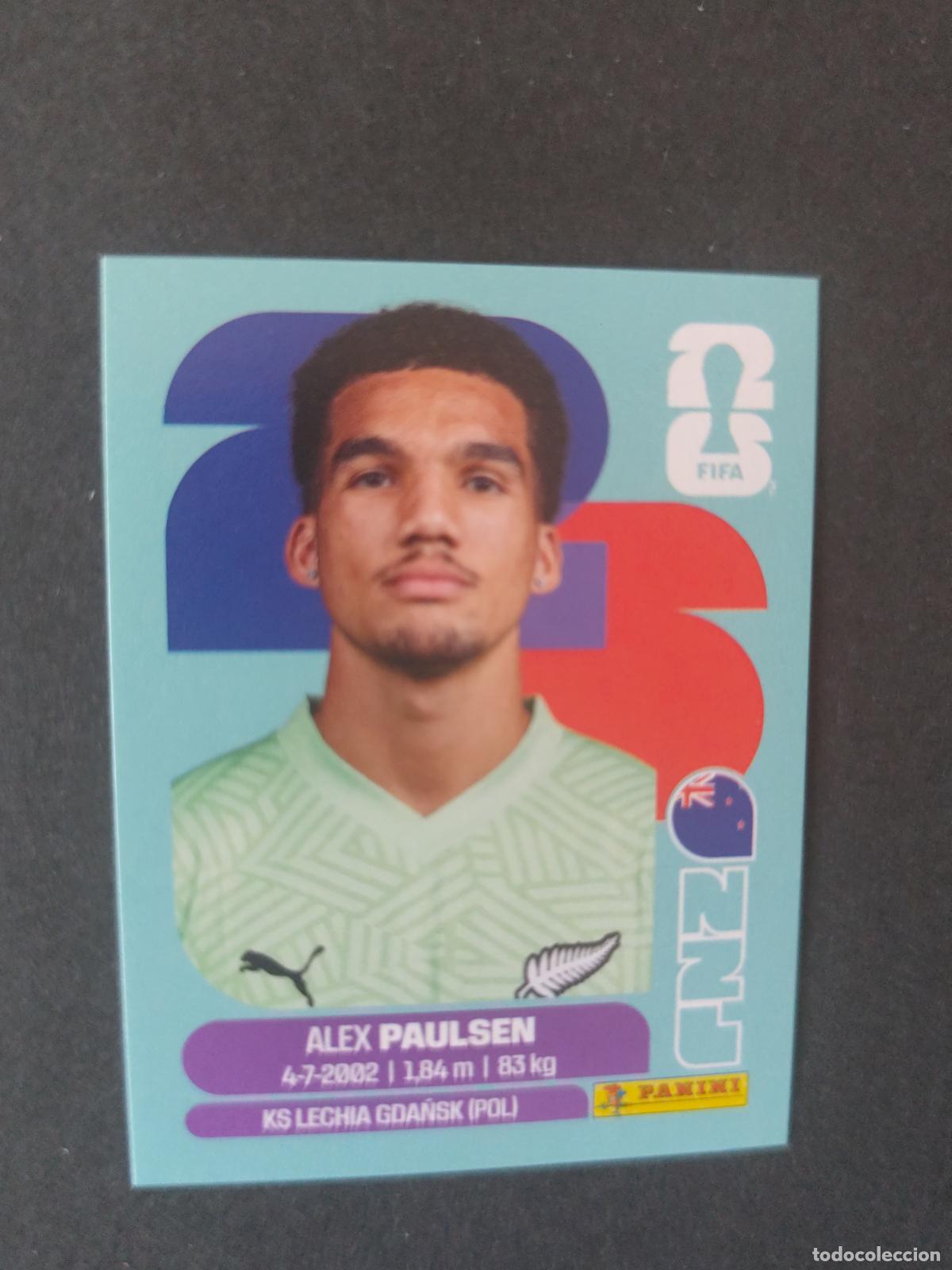 Fu&szlig;ball-Sticker: NZL3 ALEX PAULSEN 3 NUEVA ZELANDA MUNDIAL FIFA WORLD CUP 2026 STICKER PANINI SIN PEGAR