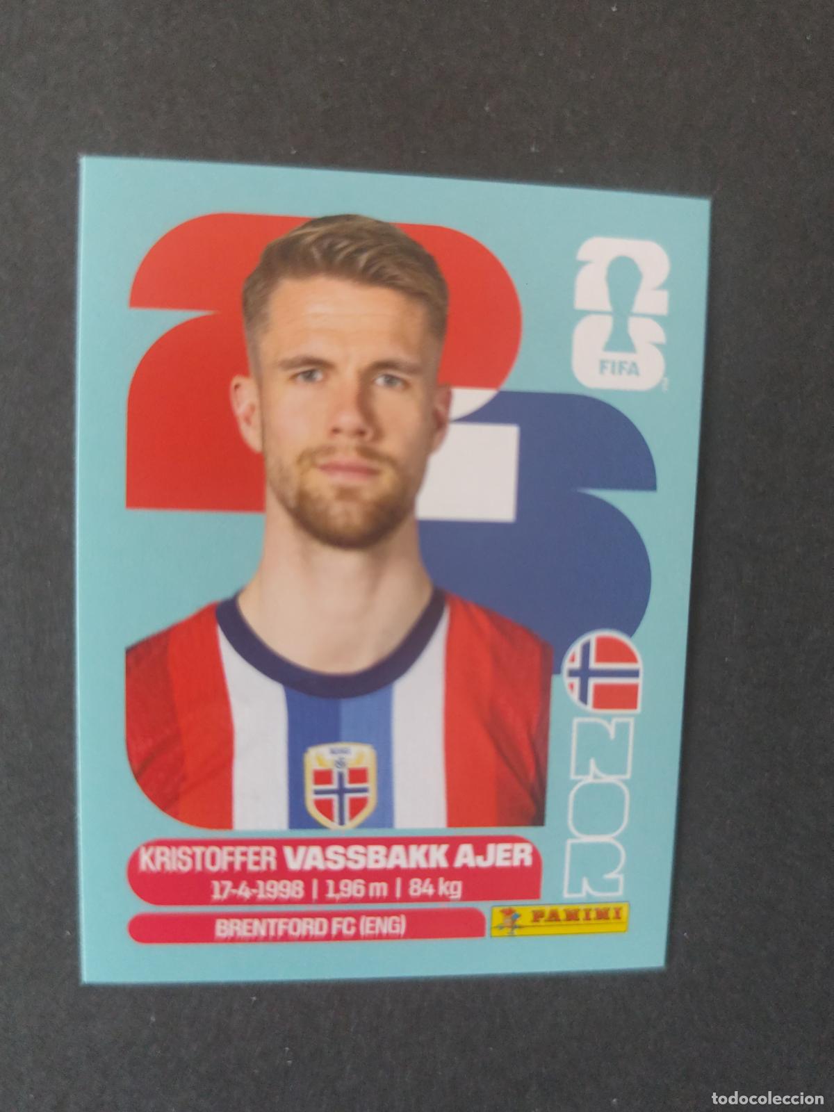 Fu&szlig;ball-Sticker: NOR5 KRISTOFFER VASSBAKK AJER 5 NORUEGA MUNDIAL FIFA WORLD CUP 2026 STICKER PANINI SIN PEGAR