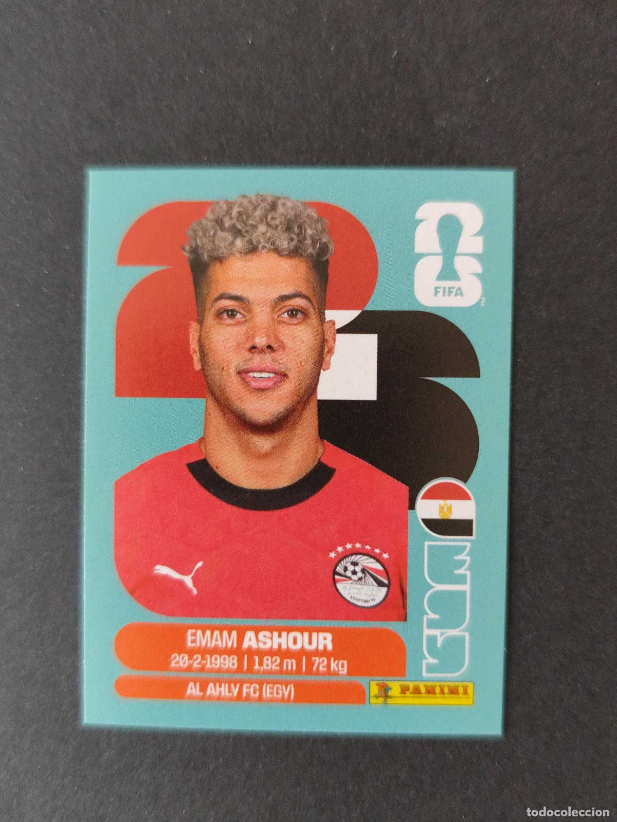 Football Stickers: EGY15 EMAM ASHOUR 15 EGIPTO MUNDIAL FIFA WORLD CUP 2026 STICKER PANINI SIN PEGAR