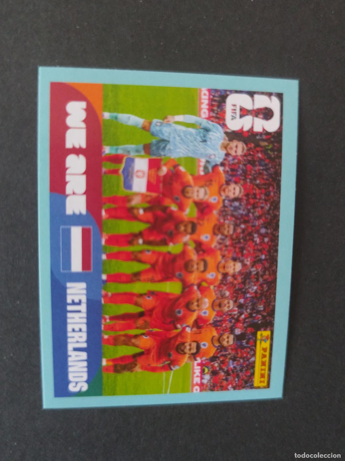 Figurine di Calcio: NED13 TEAM PHOTO EQUIPO 13 PA&Iacute;SES BAJOS HOLANDA MUNDIAL FIFA WORLD CUP 2026 STICKER PANINI SIN PEGAR