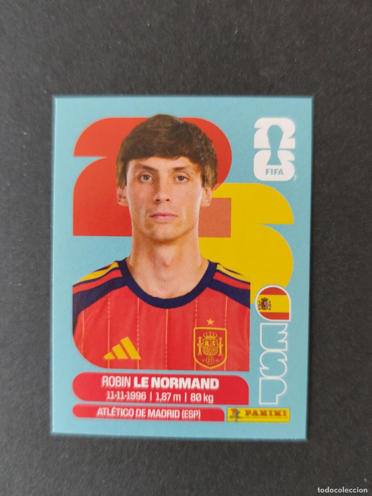 Figurine di Calcio: ESP3 ROBIN LE NORMAND 3 ESPA&Ntilde;A MUNDIAL FIFA WORLD CUP 2026 STICKER PANINI SIN PEGAR