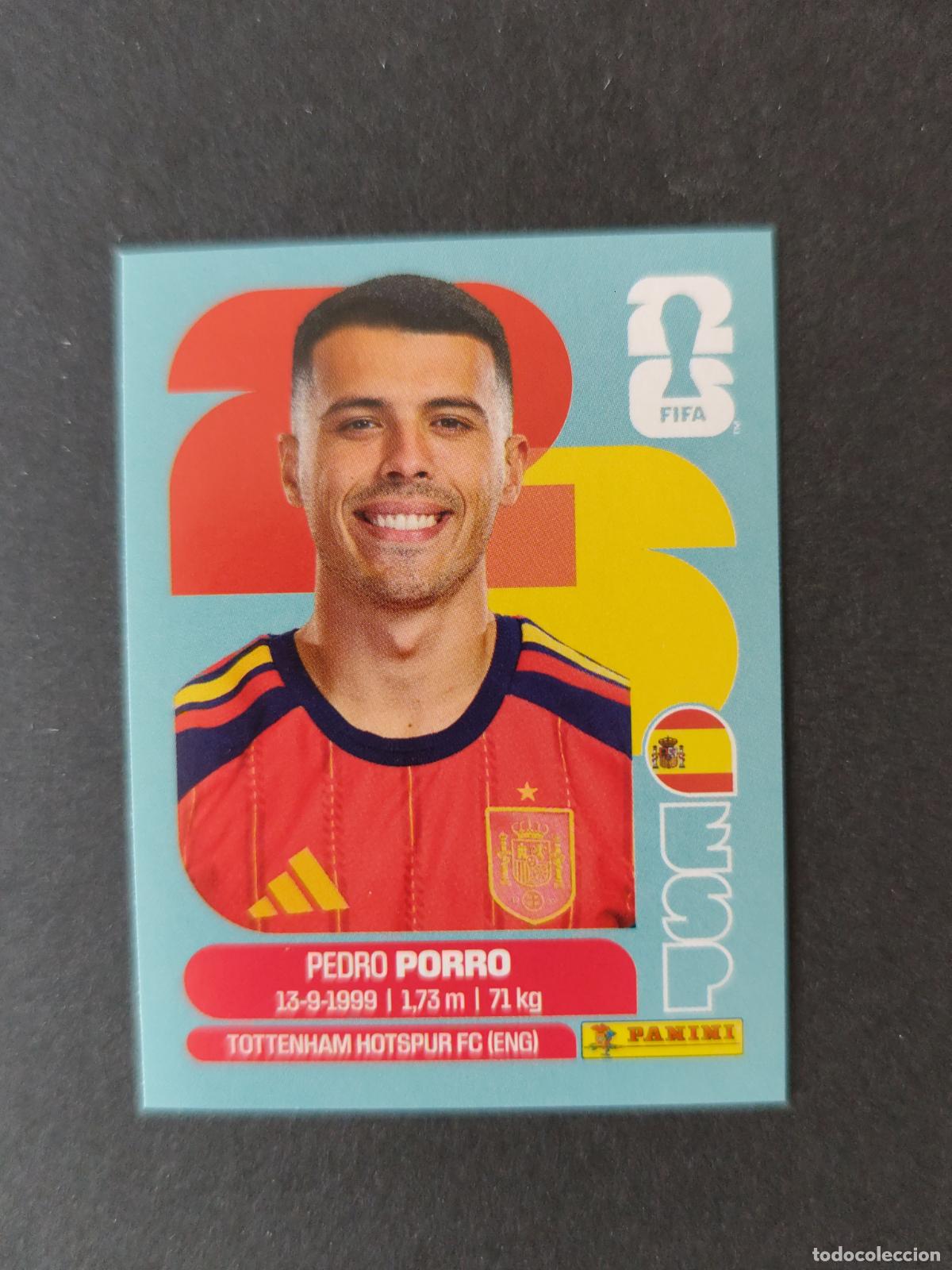 Figurine di Calcio: ESP6 PEDRO PORRO 6 ESPA&Ntilde;A MUNDIAL FIFA WORLD CUP 2026 STICKER PANINI SIN PEGAR