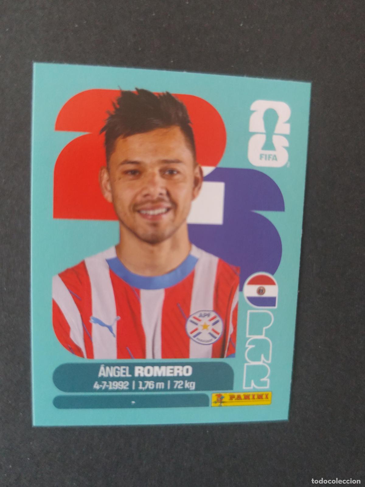 Figurine di Calcio: PAR19 &Aacute;NGEL ROMERO 19 PARAGUAY MUNDIAL FIFA WORLD CUP 2026 STICKER PANINI SIN PEGAR