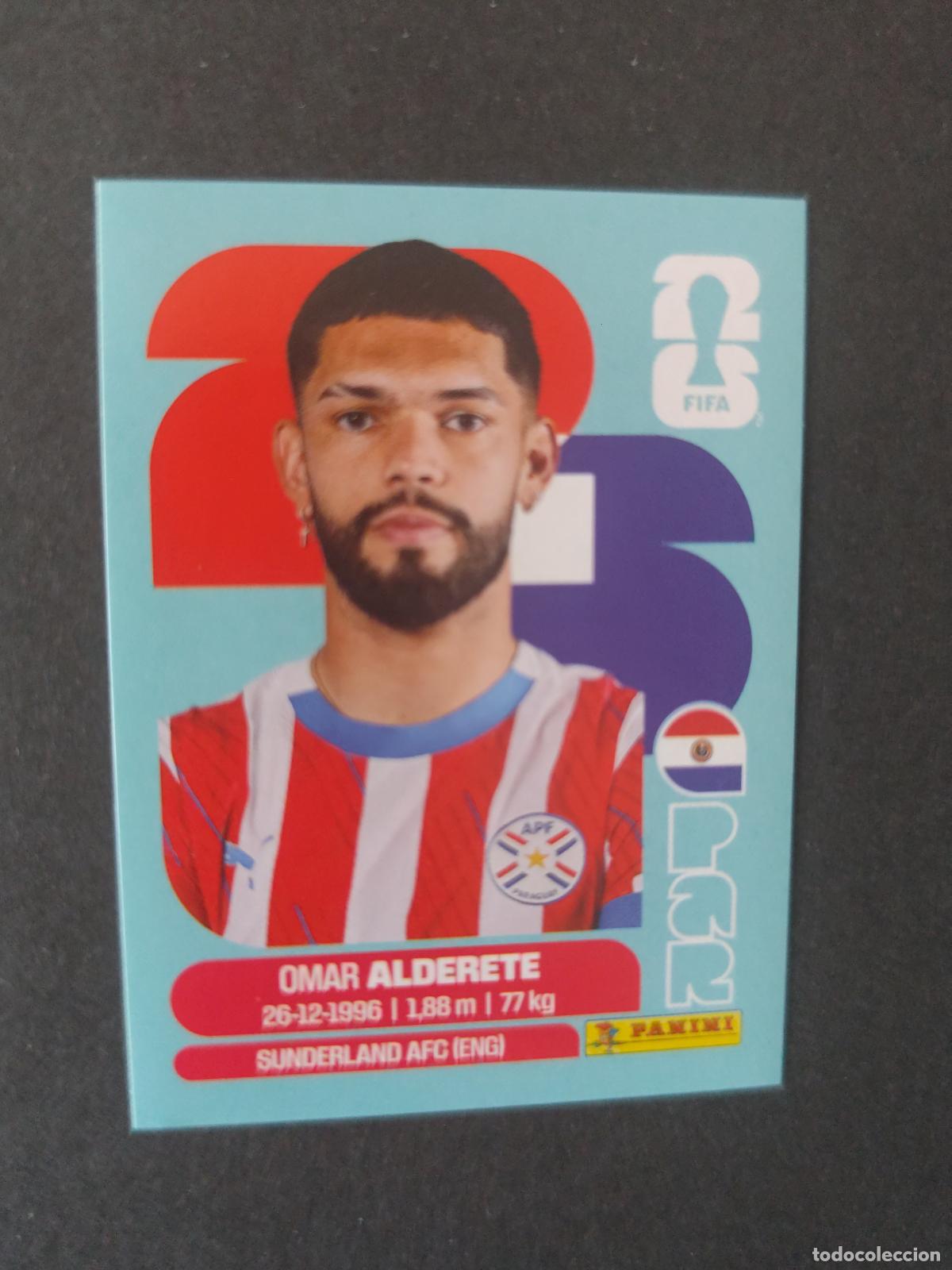 Cartes &agrave; collectionner de Football: PAR7 OMAR ALDERETE 7 PARAGUAY MUNDIAL FIFA WORLD CUP 2026 STICKER PANINI SIN PEGAR