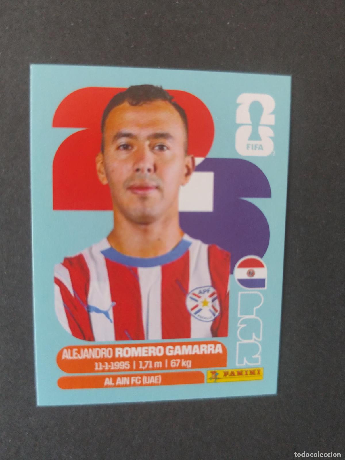Cartes &agrave; collectionner de Football: PAR16 ALEJANDRO ROMERO GAMARRA 16 PARAGUAY MUNDIAL FIFA WORLD CUP 2026 STICKER PANINI SIN PEGAR