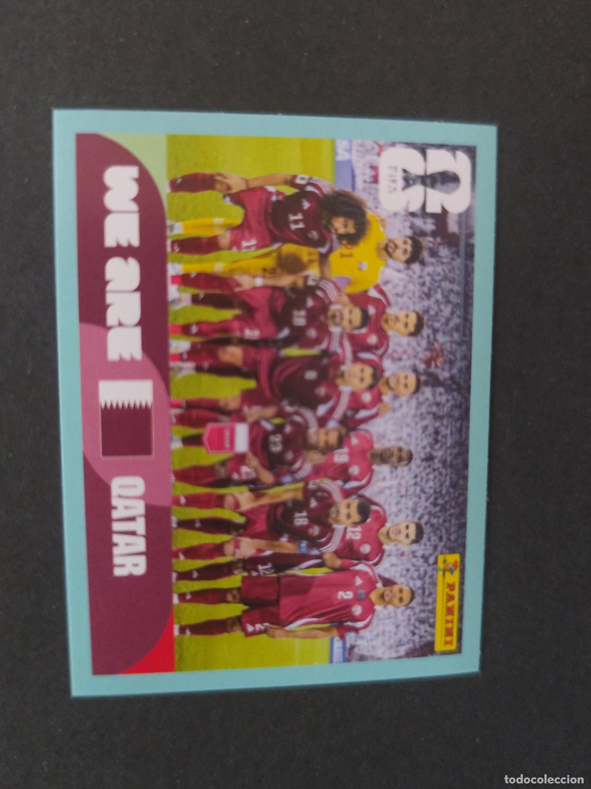 Cartes &agrave; collectionner de Football: QAT13 TEAM PHOTO EQUIPO 13 QATAR CATAR MUNDIAL FIFA WORLD CUP 2026 STICKER PANINI SIN PEGAR
