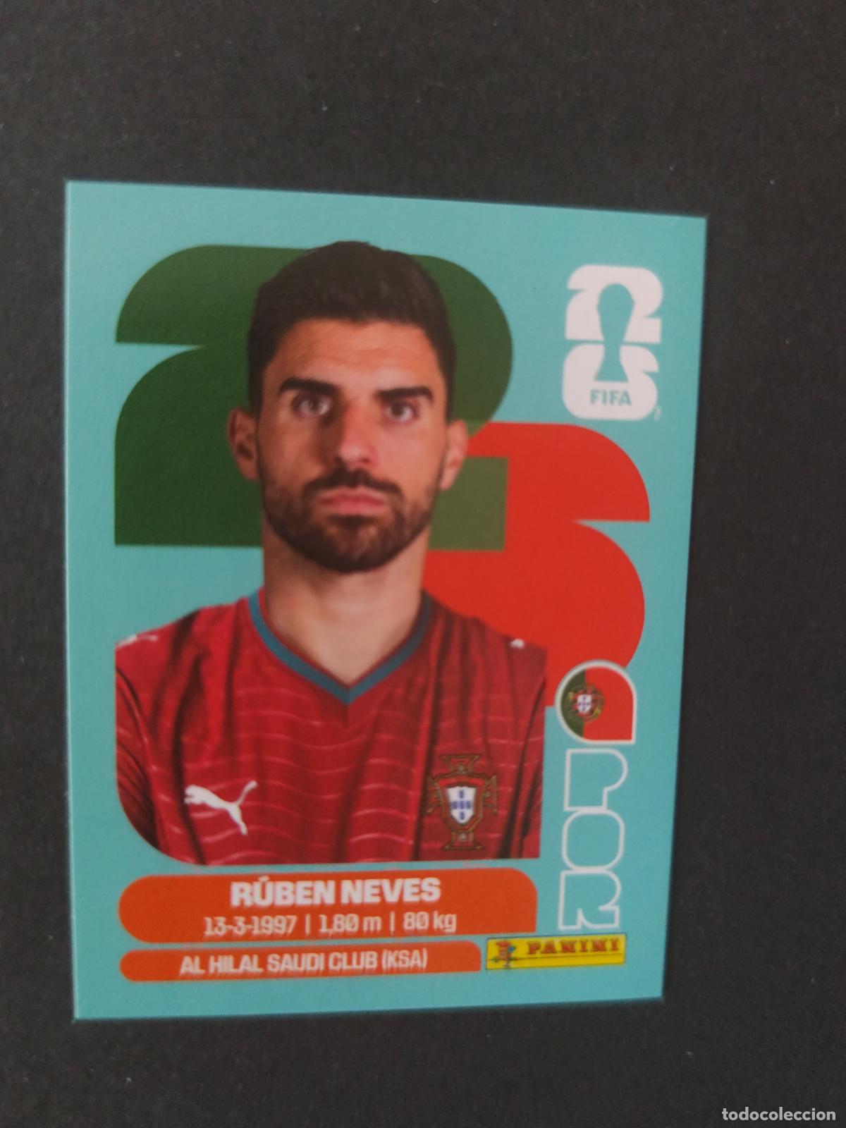 Cartes &agrave; collectionner de Football: POR11 R&Uacute;BEN NEVES 11 PORTUGAL MUNDIAL FIFA WORLD CUP 2026 STICKER PANINI SIN PEGAR