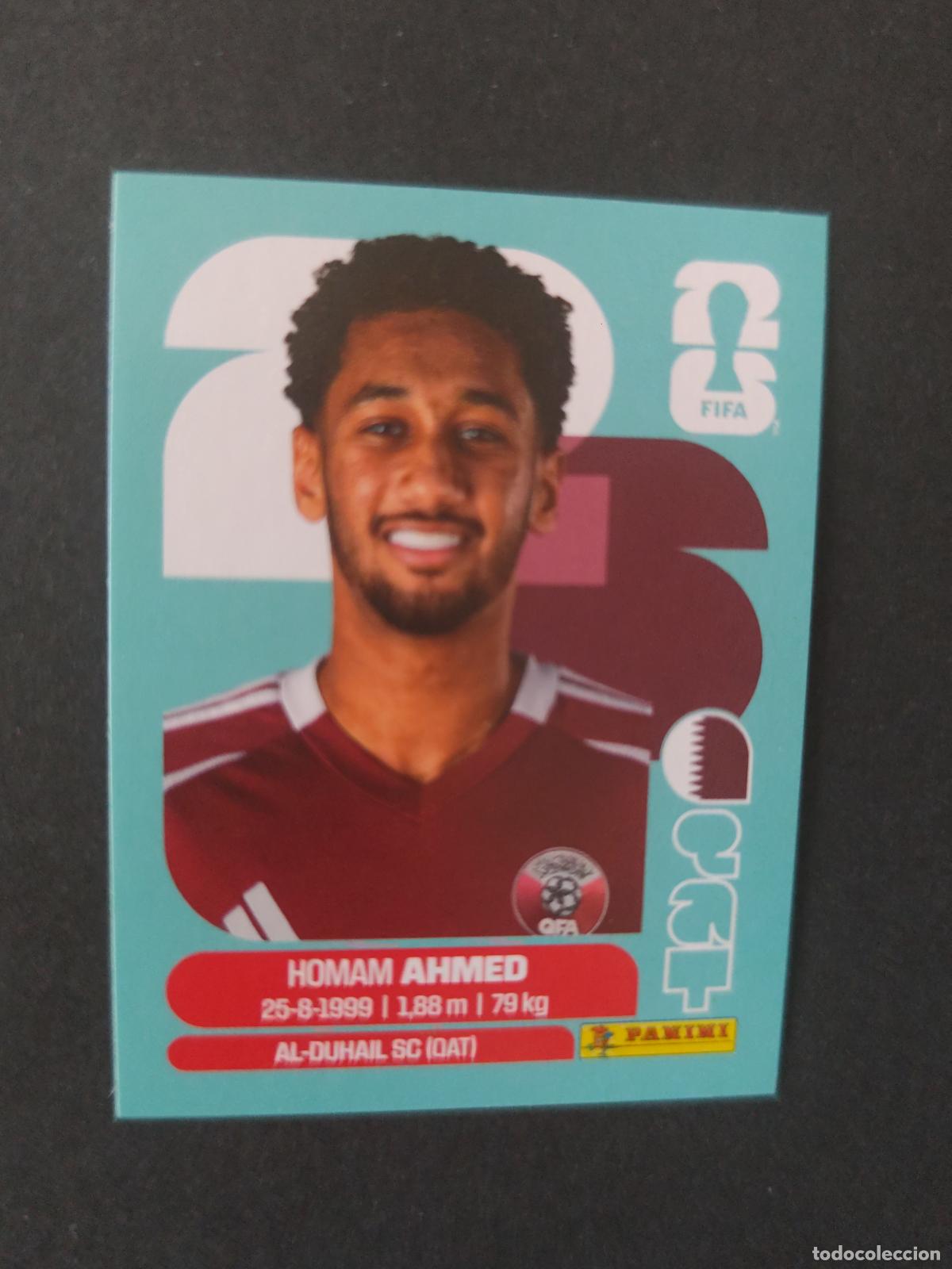 Cartes &agrave; collectionner de Football: QAT5 HOMAM AHMED 5 QATAR CATAR MUNDIAL FIFA WORLD CUP 2026 STICKER PANINI SIN PEGAR