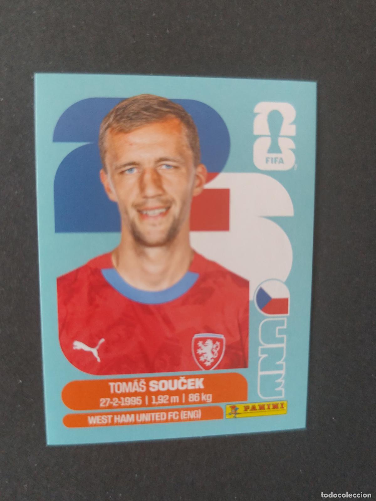 Cartes &agrave; collectionner de Football: CZE12 TOM&Aacute;&Scaron; SOUČEK 12 REP&Uacute;BLICA CHECA CHEQUIA MUNDIAL FIFA WORLD CUP 2026 STICKER PANINI SIN PEGAR