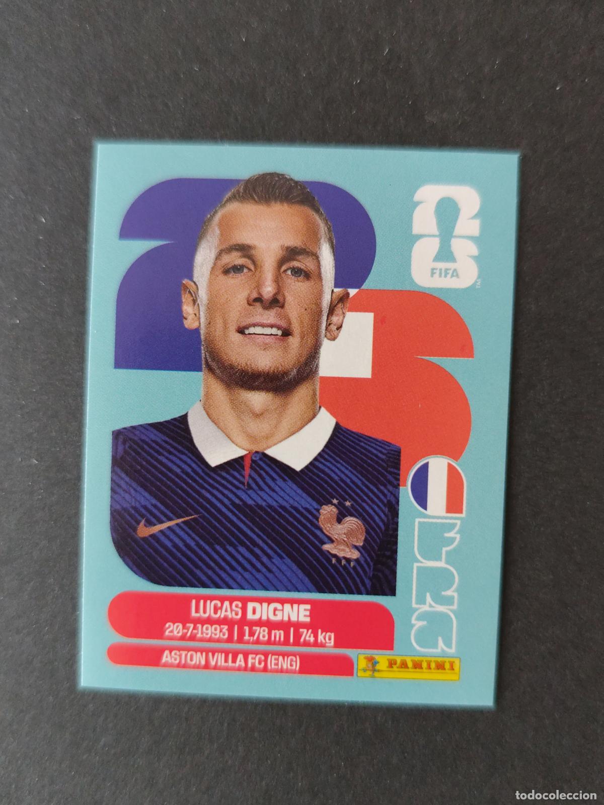 Cartes &agrave; collectionner de Football: FRA8 LUCAS DIGNE 8 FRANCIA MUNDIAL FIFA WORLD CUP 2026 STICKER PANINI SIN PEGAR