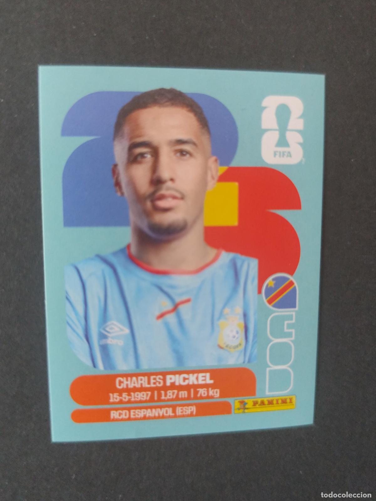 Cromos de F&uacute;tbol: COD8 CHARLES PICKEL 8 CONGO MUNDIAL FIFA WORLD CUP 2026 STICKER PANINI SIN PEGAR