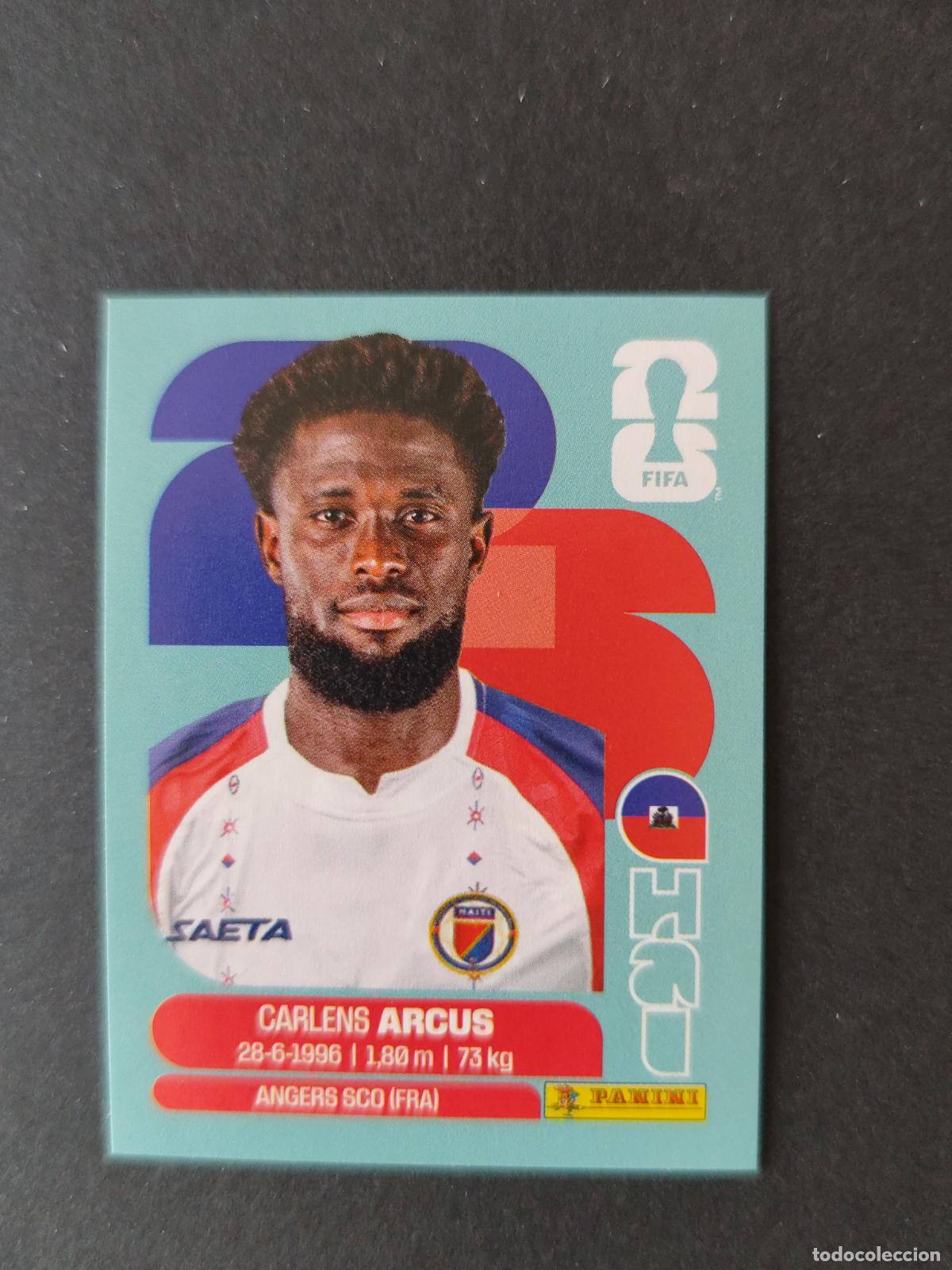 Cartes &agrave; collectionner de Football: HAI3 CARLENS ARCUS 3 HAIT&Iacute; MUNDIAL FIFA WORLD CUP 2026 STICKER PANINI SIN PEGAR