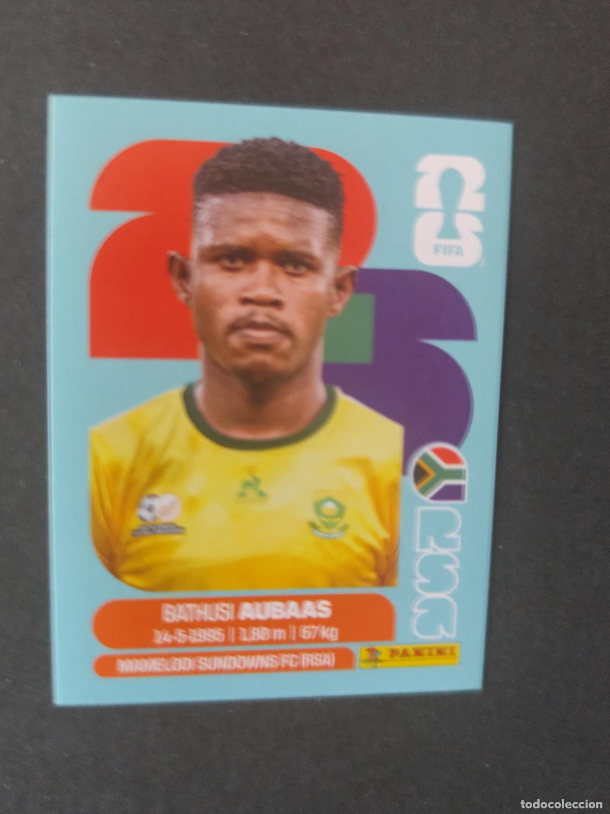 Cartes &agrave; collectionner de Football: RSA14 BATHUSI AUBAAS 14 SUD&Aacute;FRICA MUNDIAL FIFA WORLD CUP 2026 STICKER PANINI SIN PEGAR