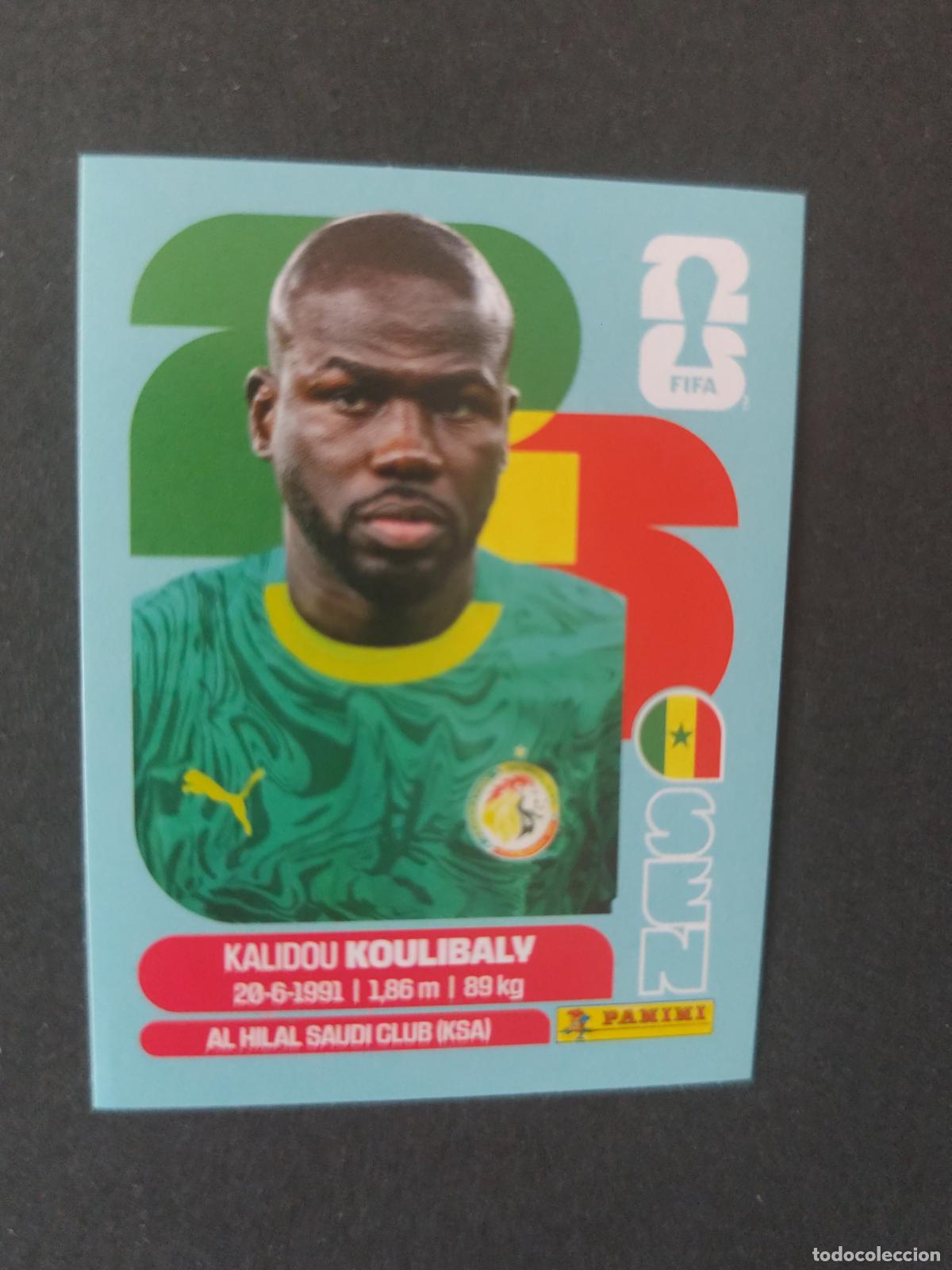 Cartes &agrave; collectionner de Football: SEN8 KALIDOU KOULIBALY 8 SENEGAL MUNDIAL FIFA WORLD CUP 2026 STICKER PANINI SIN PEGAR