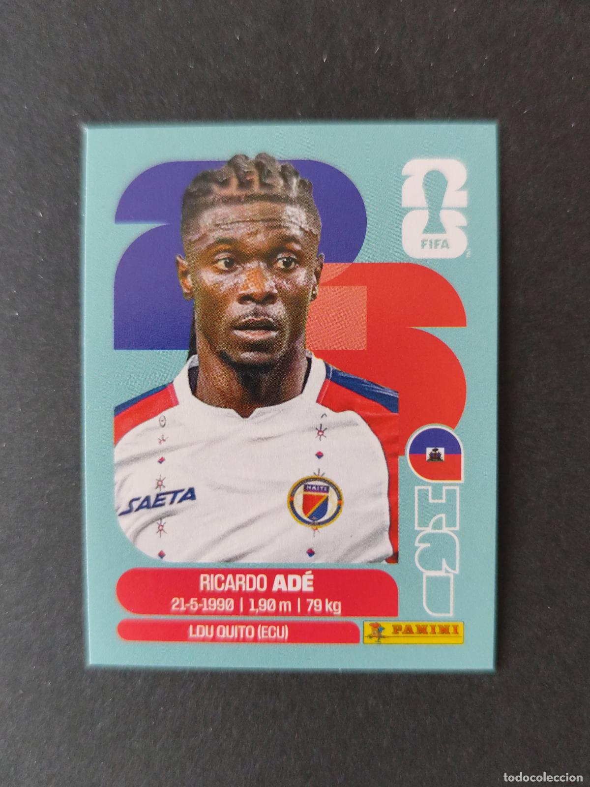 Cartes &agrave; collectionner de Football: HAI6 RICARDO AD&Eacute; 6 HAIT&Iacute; MUNDIAL FIFA WORLD CUP 2026 STICKER PANINI SIN PEGAR