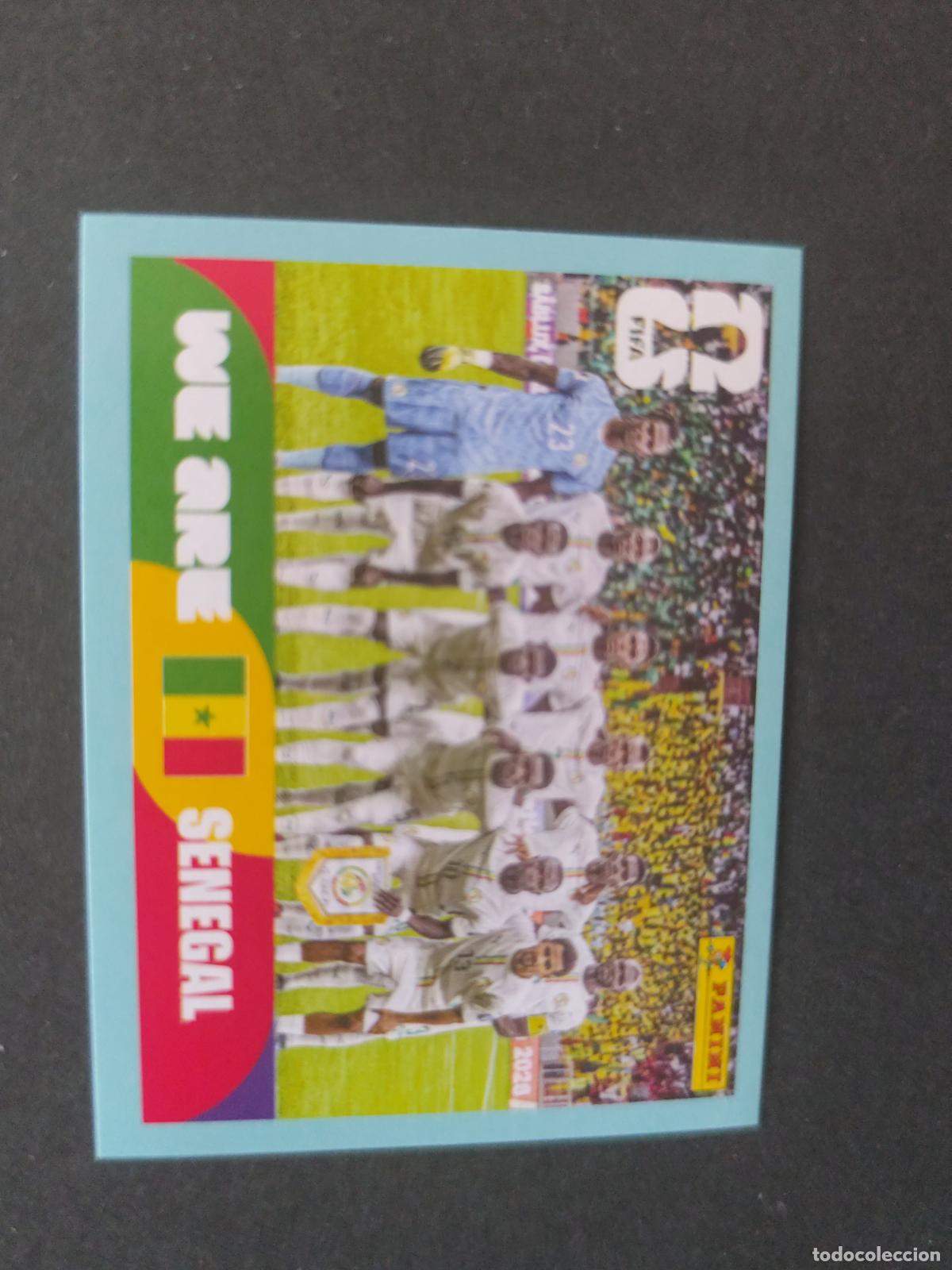 Cartes &agrave; collectionner de Football: SEN13 TEAM PHOTO EQUIPO 13 SENEGAL MUNDIAL FIFA WORLD CUP 2026 STICKER PANINI SIN PEGAR