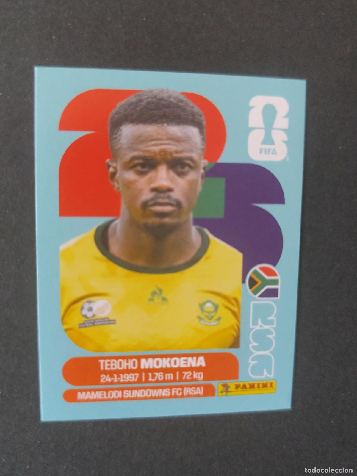 Cartes &agrave; collectionner de Football: RSA11 TEBOHO MOKOENA 11 SUD&Aacute;FRICA MUNDIAL FIFA WORLD CUP 2026 STICKER PANINI SIN PEGAR