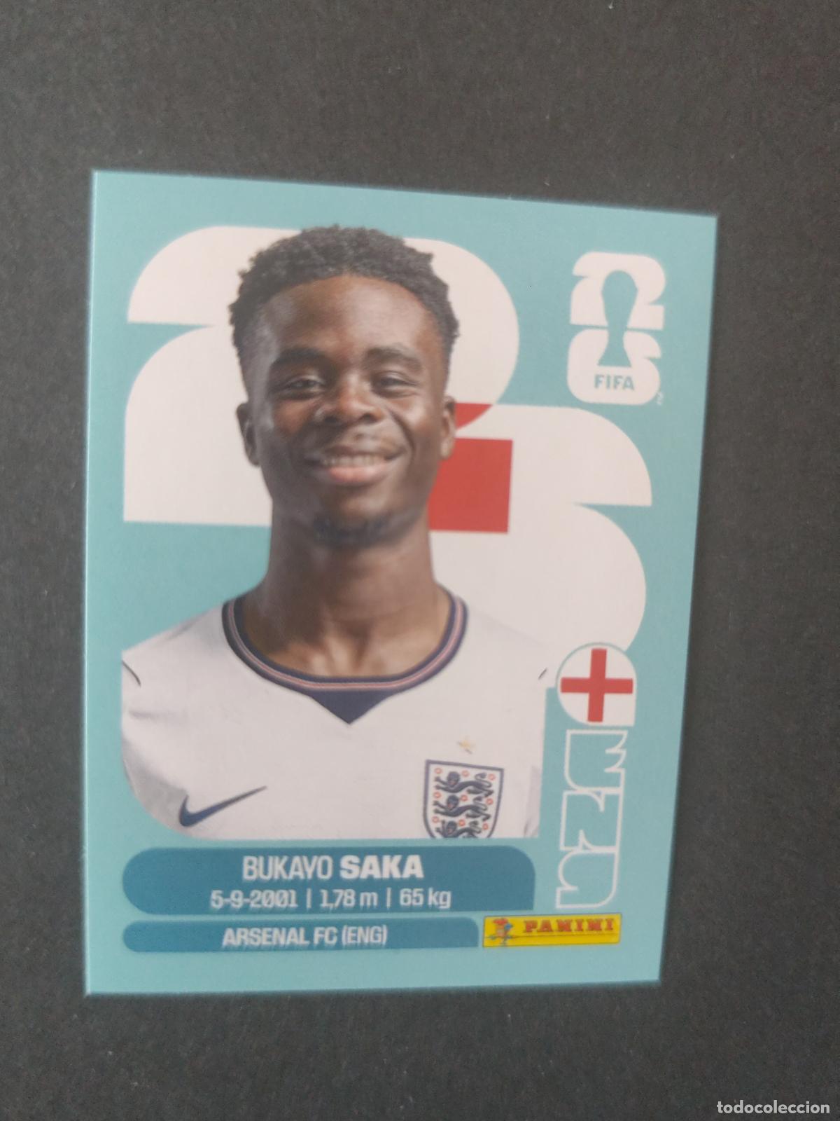 Fu&szlig;ball-Sticker: ENG17 BUKAYO SAKA 17 INGLATERRA MUNDIAL FIFA WORLD CUP 2026 STICKER PANINI SIN PEGAR
