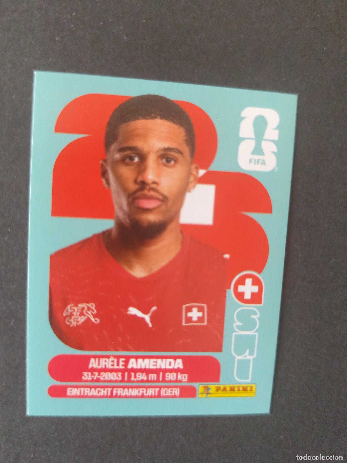 Fu&szlig;ball-Sticker: SUI7 AUR&Egrave;LE AMENDA 7 SUIZA MUNDIAL FIFA WORLD CUP 2026 STICKER PANINI SIN PEGAR