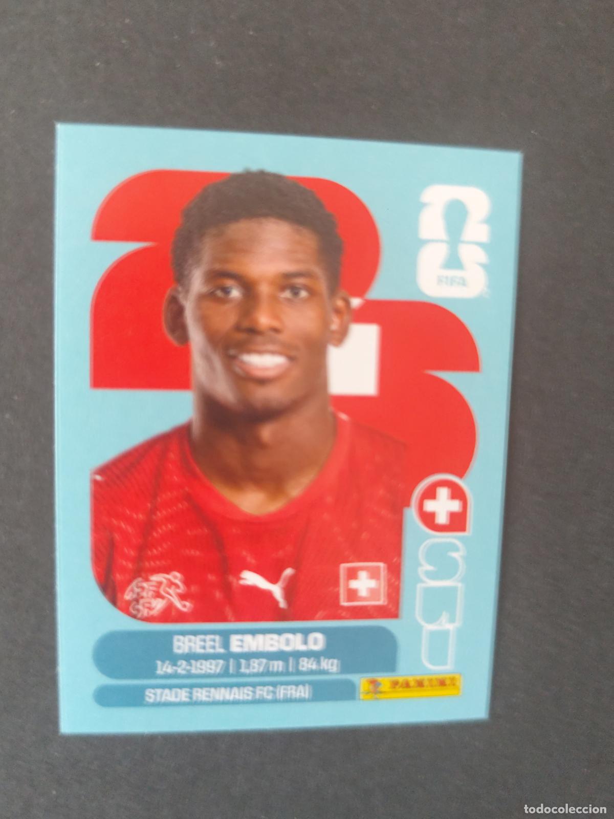 Cartes &agrave; collectionner de Football: SUI17 BREEL EMBOLO 17 SUIZA MUNDIAL FIFA WORLD CUP 2026 STICKER PANINI SIN PEGAR